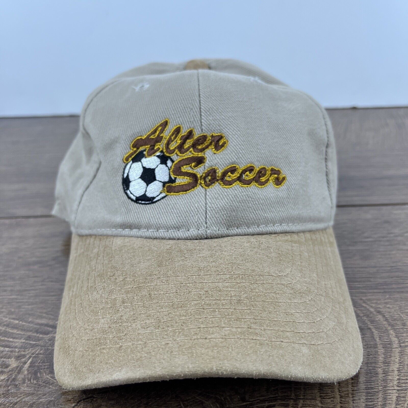 Other Alter Knights Soccer Hat Tan Brown Hat Adjustable Snapback A Size ONE SIZE - 3 Thumbnail