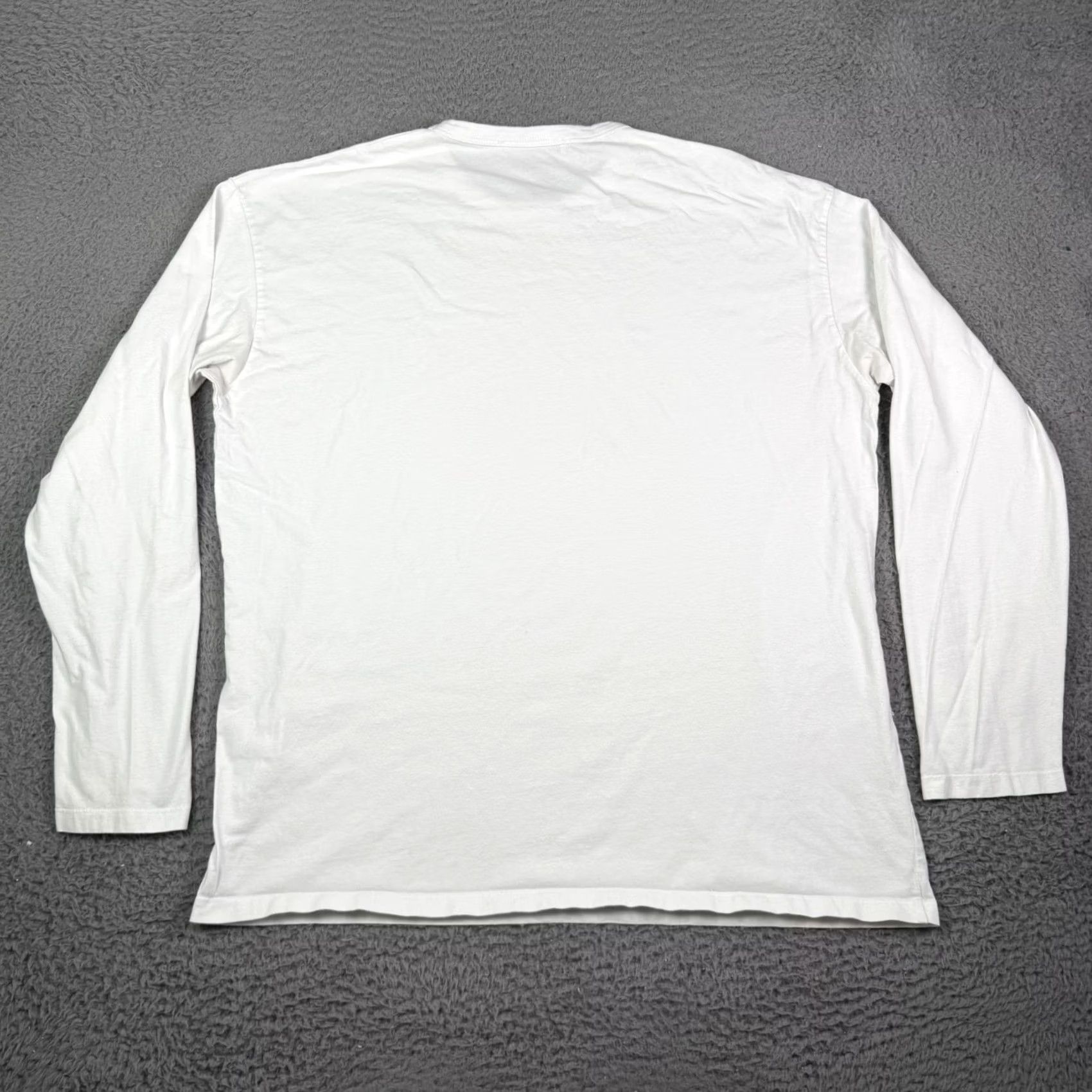 Vintage Fox Shirt Mens XL White Maison Kitsune Embroidered Logo Long Sleeve WORN Size US XL / EU 56 / 4 - 7 Thumbnail
