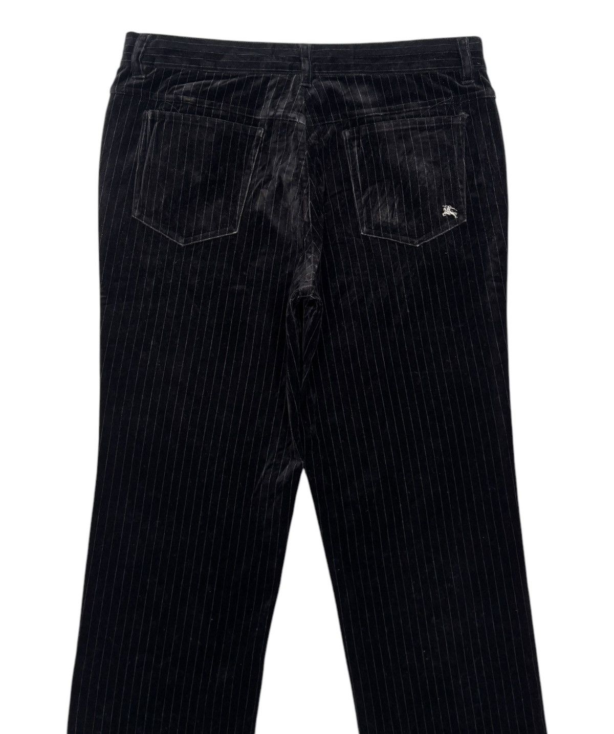 Burberry BURBERRY BLACK LABEL STRIPE VELVET TROUSER PANTS Size US 32 / EU 48 - 4 Thumbnail