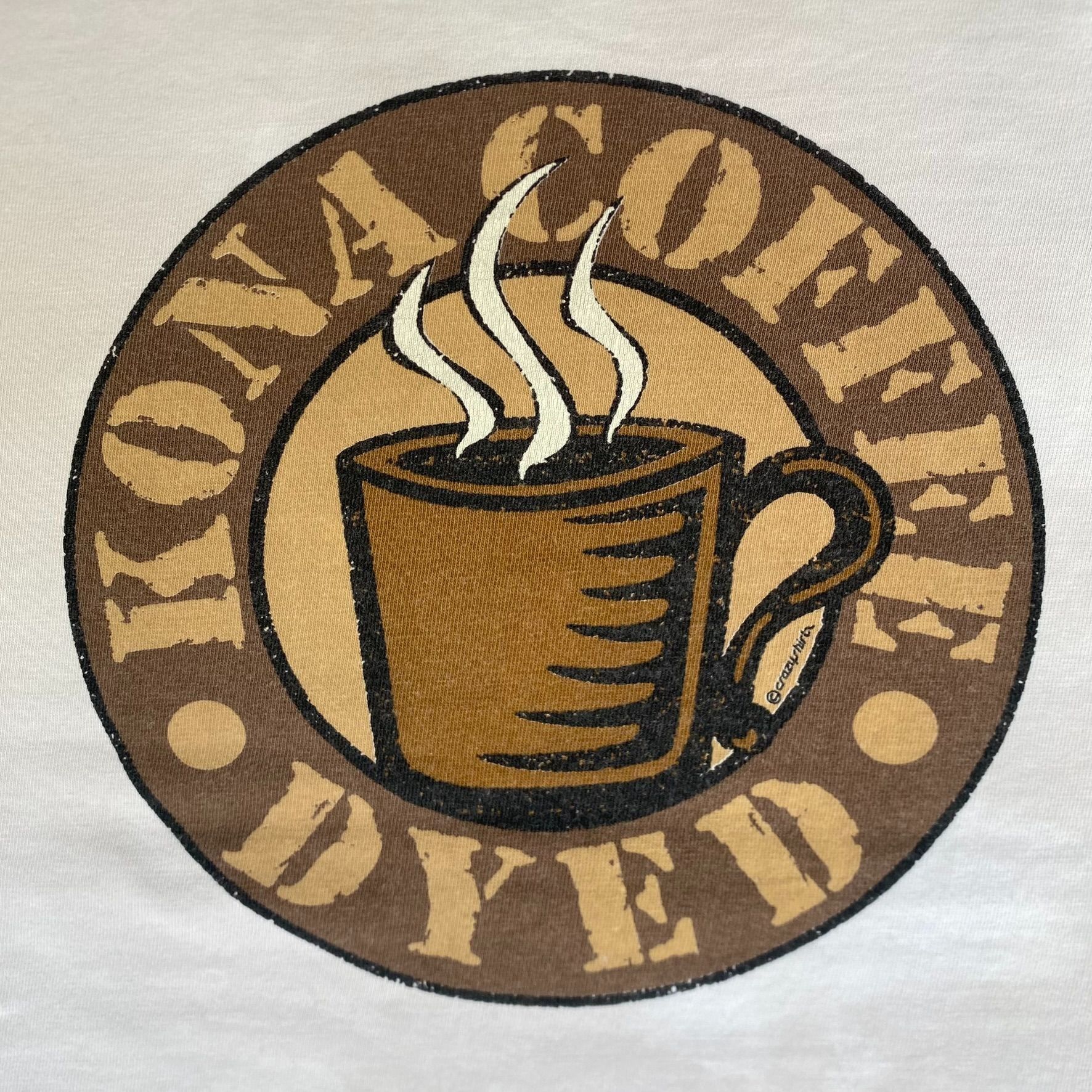 Vintage Vintage 90s Kona Coffee Dyed Shirt Crazy Shirts Hawaii Tee Size US L / EU 52-54 / 3 - 3 Thumbnail