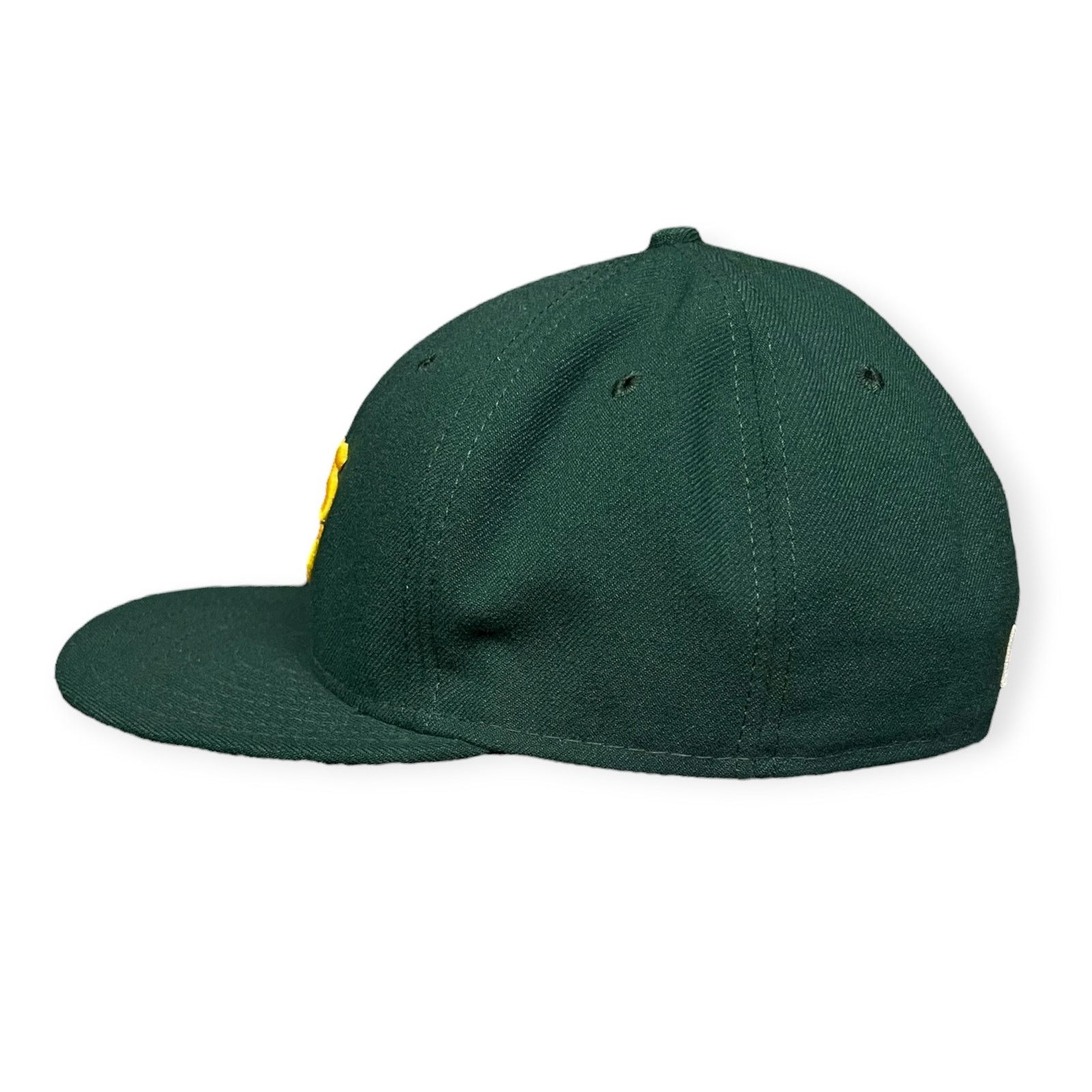 New Era Men's Oakland A's Green New Era 59Fifty Fitted Hat 7 1/8 Size ONE SIZE - 4 Thumbnail