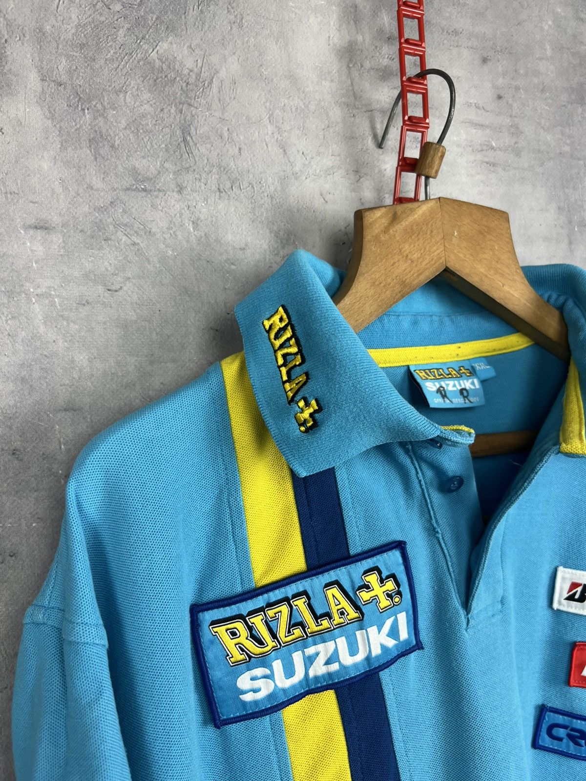 Vintage Suzuki Rizla Racing MotoGP - Polo Shirt size xl Size US XL / EU 56 / 4 - 9 Thumbnail