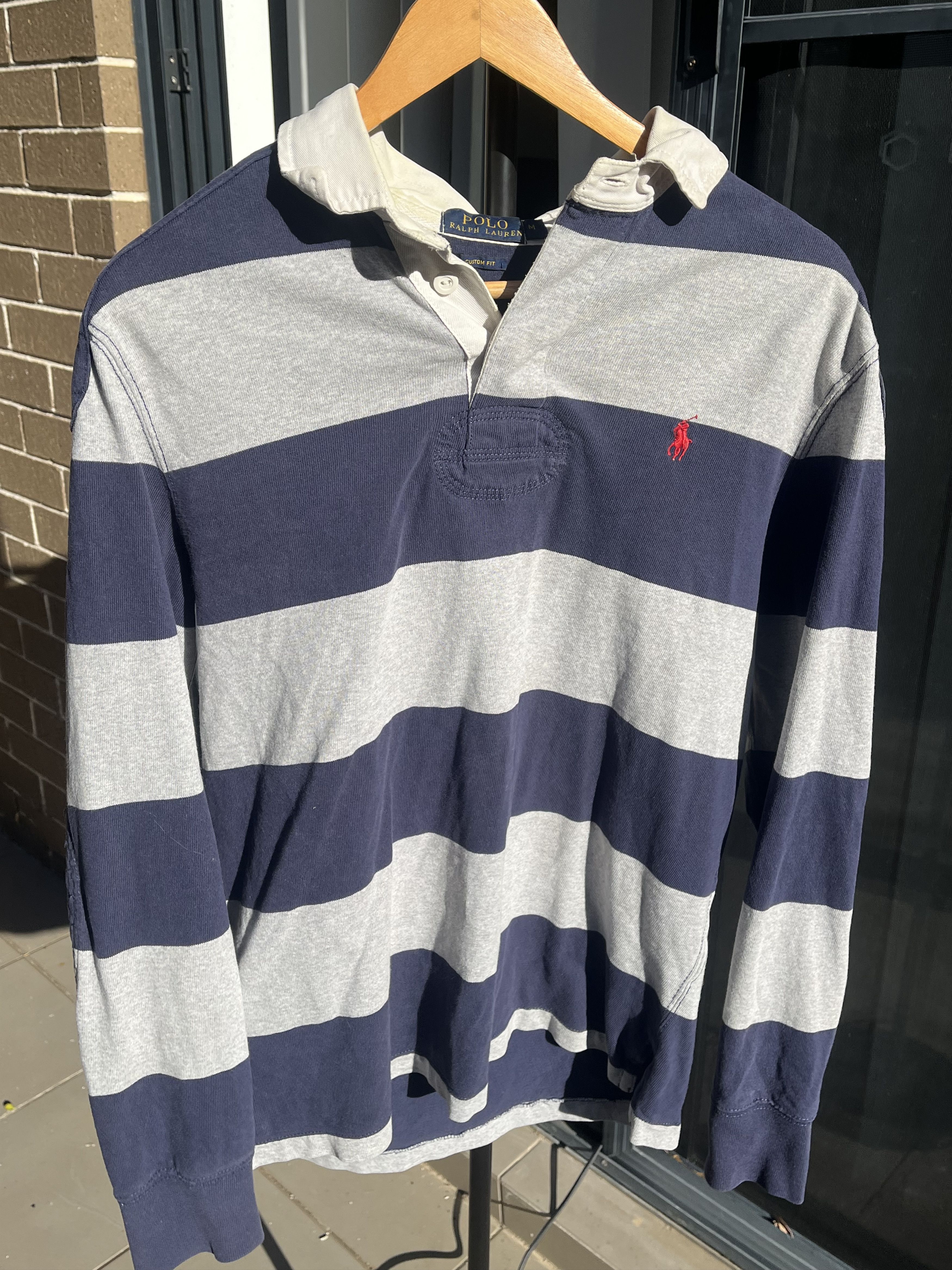 Polo Ralph Lauren Polo Ralph Lauren Striped Jersey Rugby Shirt Size US M / EU 48-50 / 2 - 1 Thumbnail