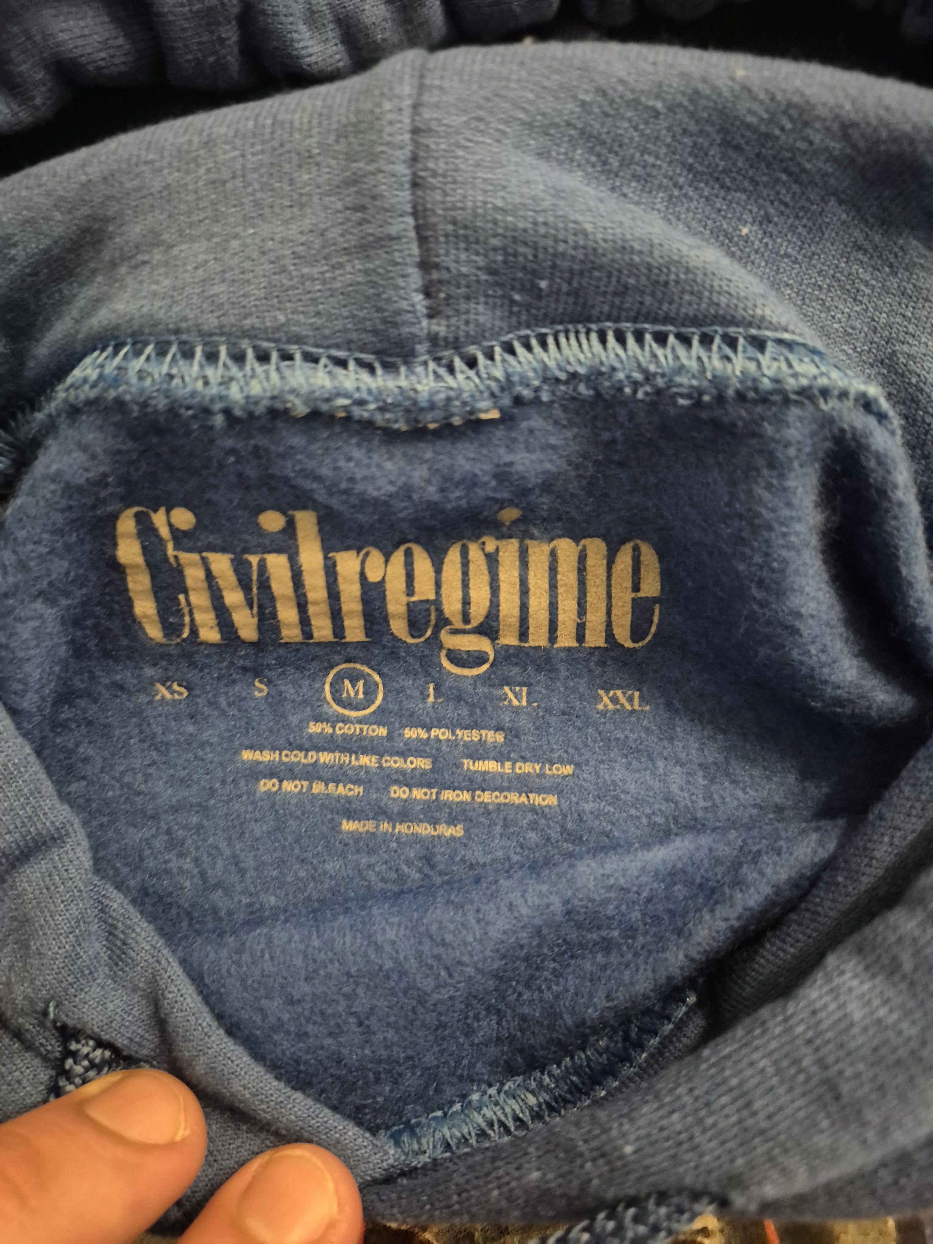 Civil Regime Civil Regime Blue Hoode Size Medium Size US M / EU 48-50 / 2 - 4 Thumbnail