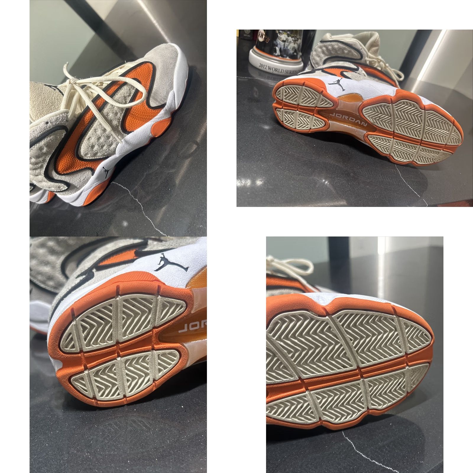 Jordan Brand JORDAN Air Jordan OG Coconut Milk - 8 Womens Sneakers Orange/Cream EUC - Sneaker Athletic Size US 8 / IT 38 - 8 Thumbnail