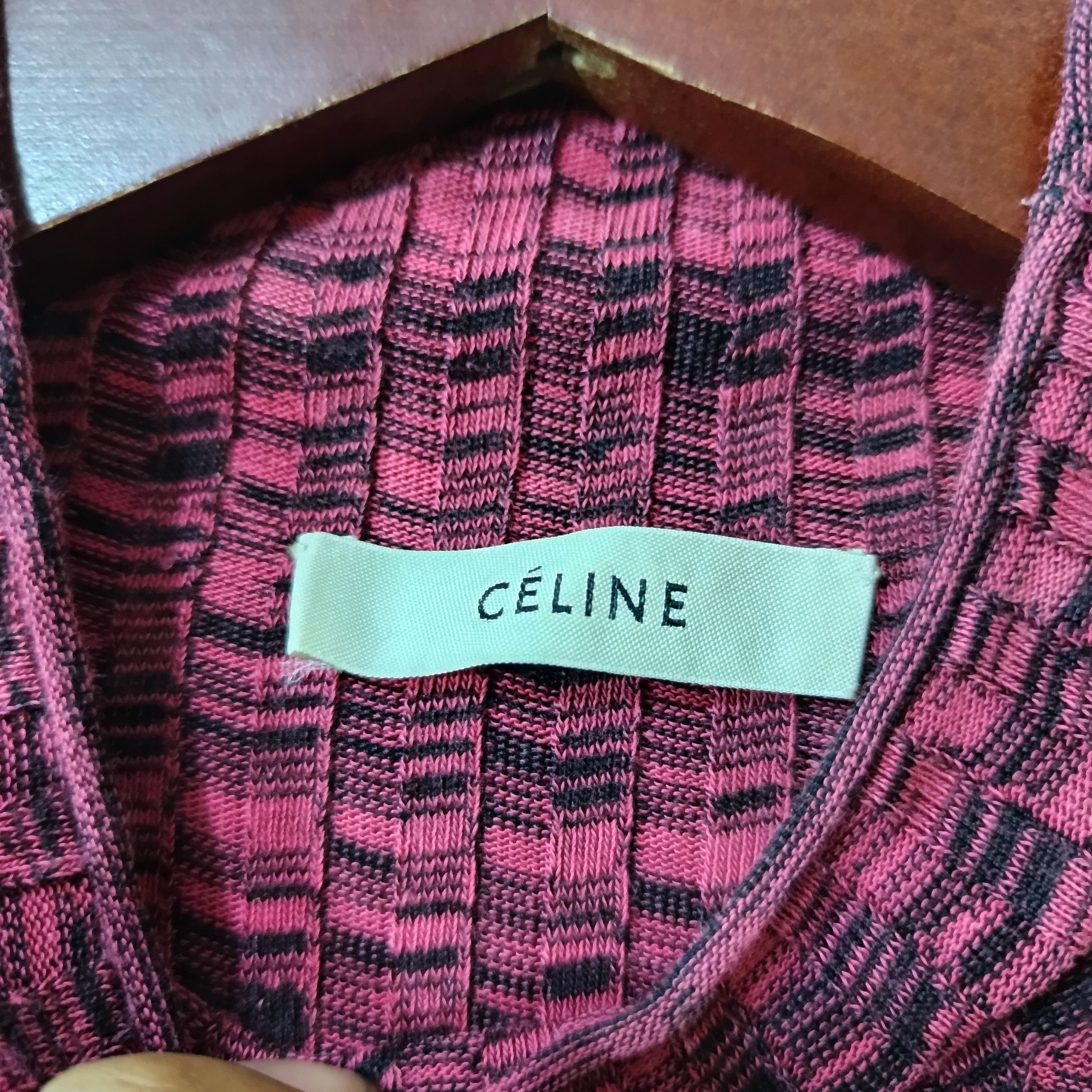 Celine Celine Ribbed Knit Top - Size S Size S / US 4 / IT 40 - 4 Thumbnail