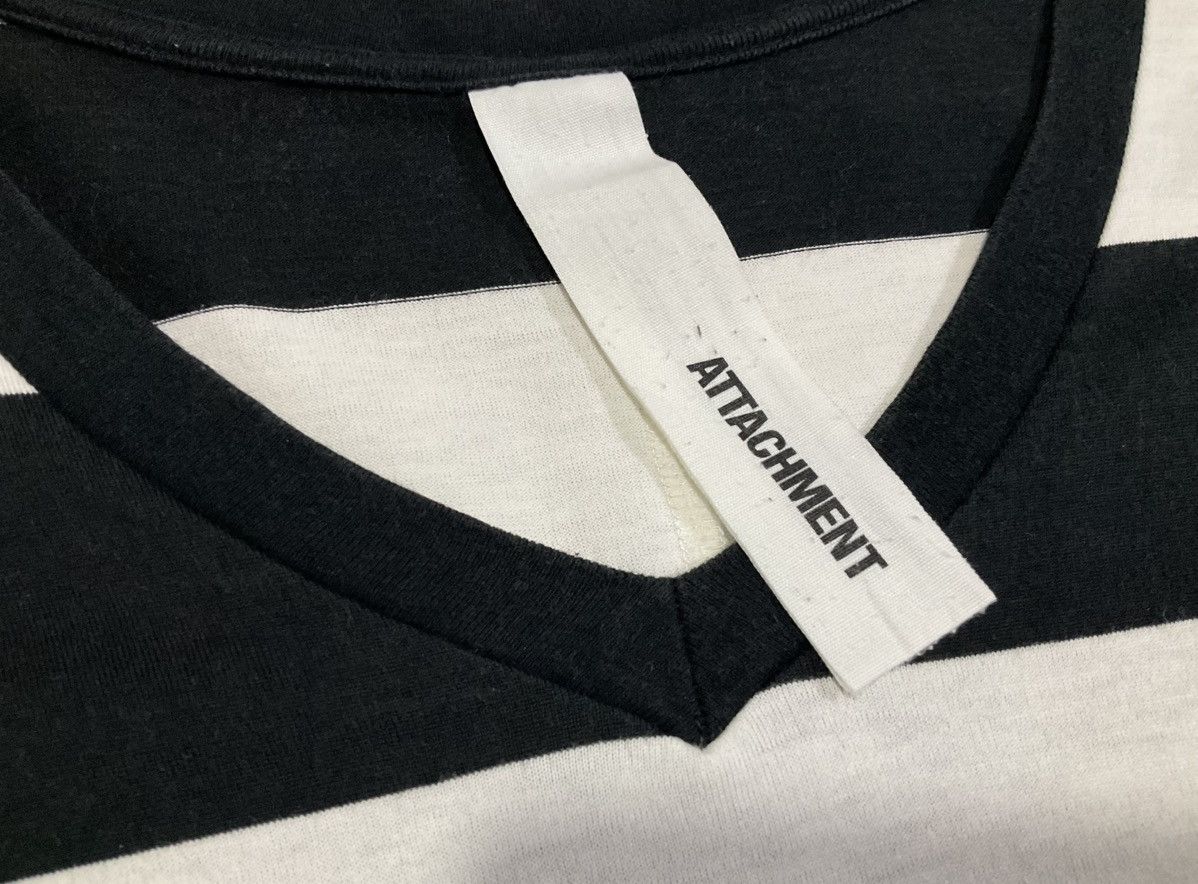 Attachment × Japanese Brand × Kazuyuki Kumagai Attachment 🔥Y2K Vintage Kazuyuki Kumagai Attachment Striped Shirt Size US S / EU 44-46 / 1 - 10 Thumbnail