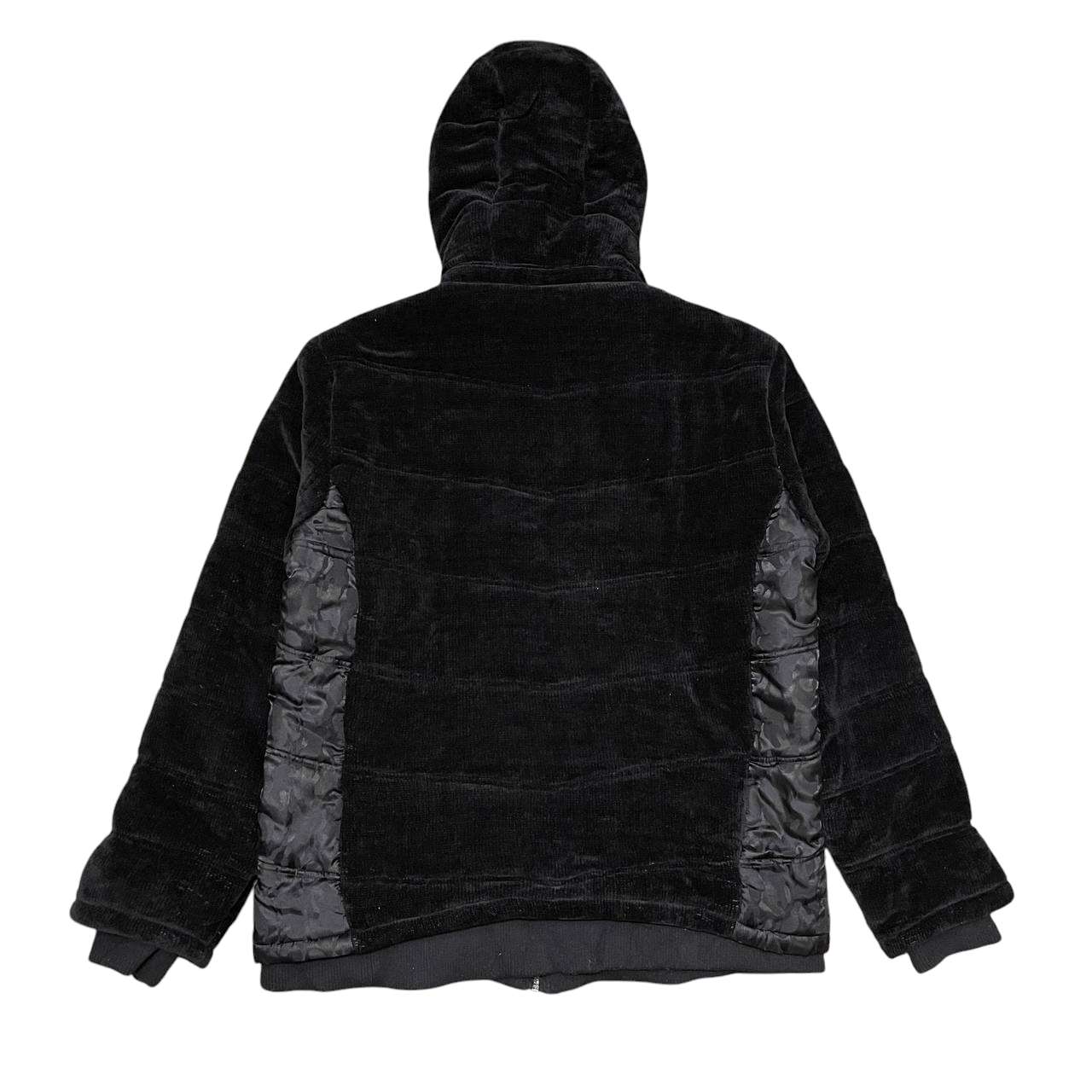 In The Attic Vintage In The Attic Corduroy Puffer Hooded Jacket Size US L / EU 52-54 / 3 - 14 Thumbnail