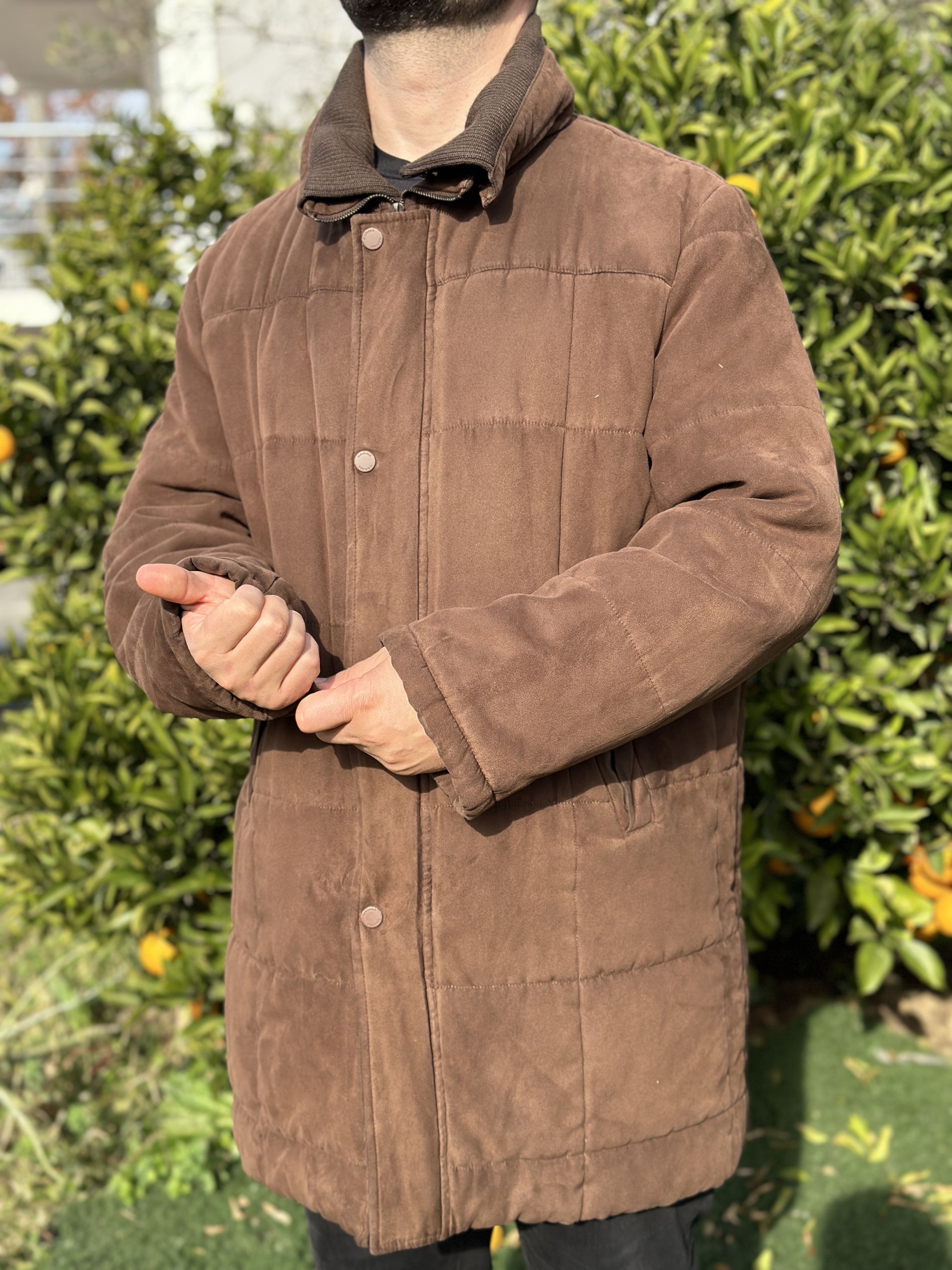 Canali Canali Sportswear Suede Rain Wind Tech Weatherproof Size 52 Size US L / EU 52-54 / 3 - 2 Thumbnail