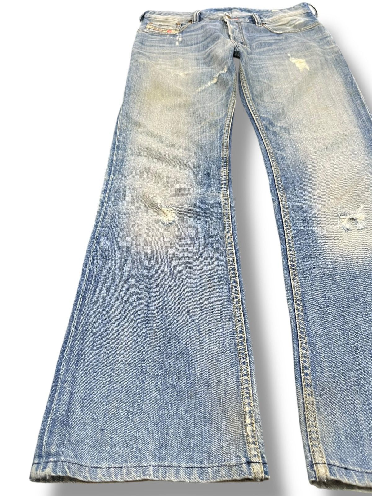 Diesel Vintage Diesel Zatiny Flare Mudwash Distressed Denim Size US 31 - 5 Thumbnail
