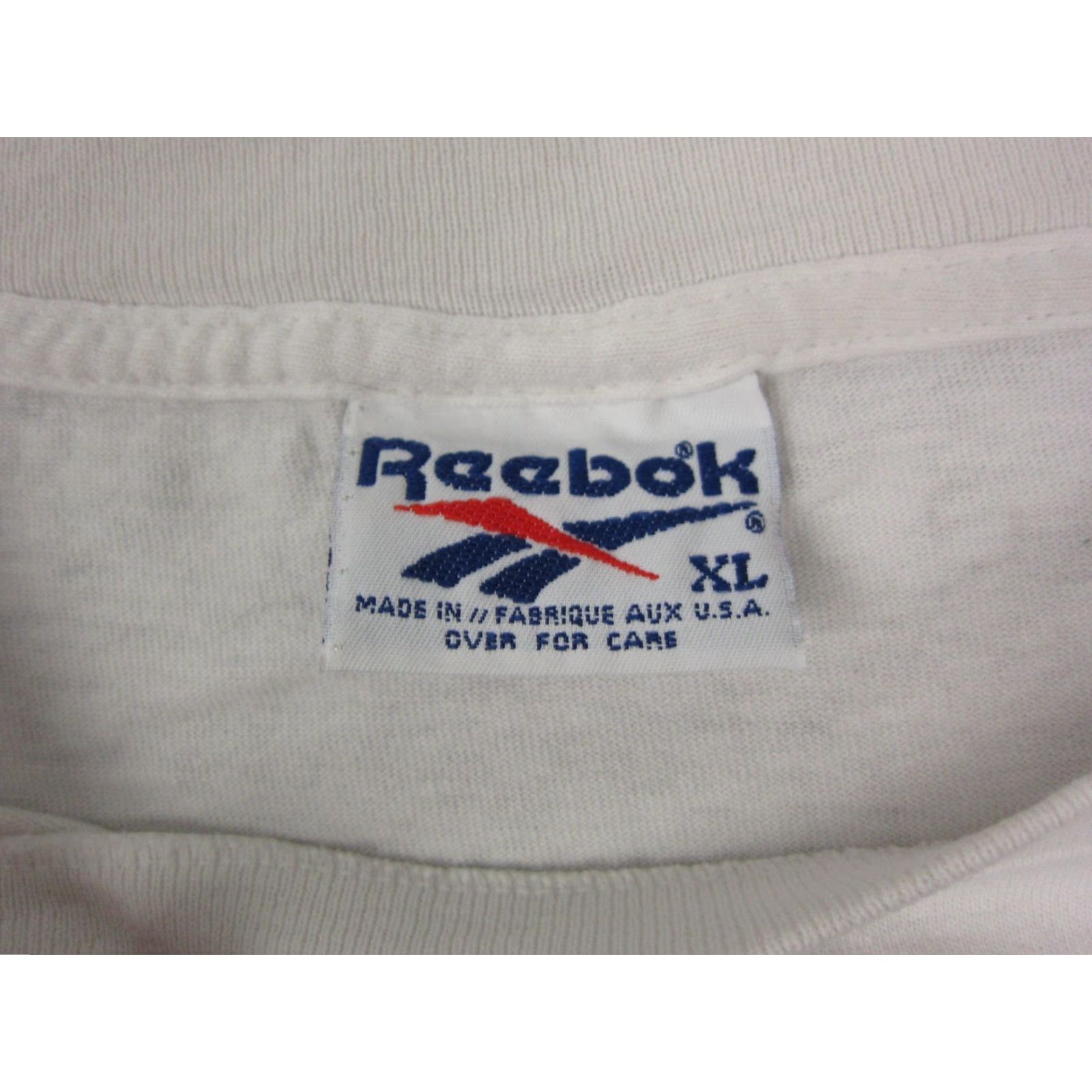 Reebok VINTAGE Reebok Shirt Mens XL White 90s City Classic American T-Shirt Size US XL / EU 56 / 4 - 5 Thumbnail
