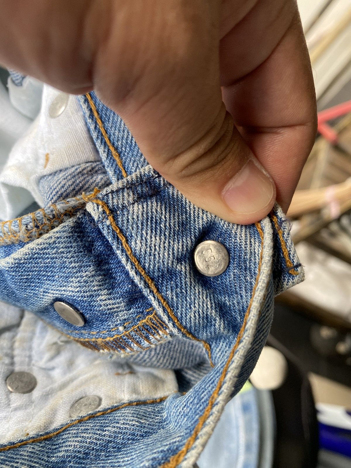 Levi's × Levi's Vintage Clothing × Vintage W30x28.5 Vintage levi's 501 made in USA Size US 30 / EU 46 - 7 Thumbnail