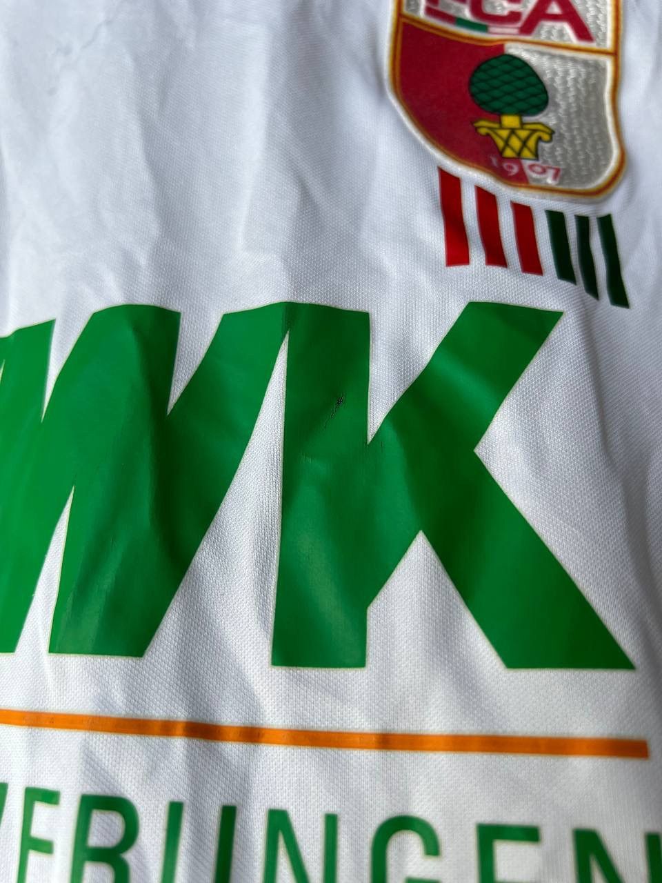 Nike 2015/16 AUGSBURG FC SIGNED HOME SOCCER JERSEY FOOTBALL SHIRT Size US S / EU 44-46 / 1 - 12 Thumbnail