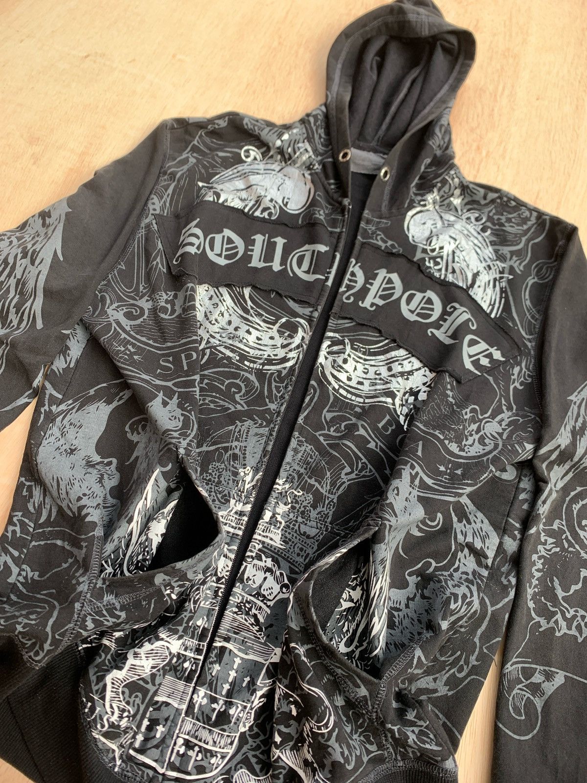 Hysteric Glamour Y2k Souchpole Poem Ifsixwasnine Punk Style Hoodie Size US XL / EU 56 / 4 - 4 Thumbnail
