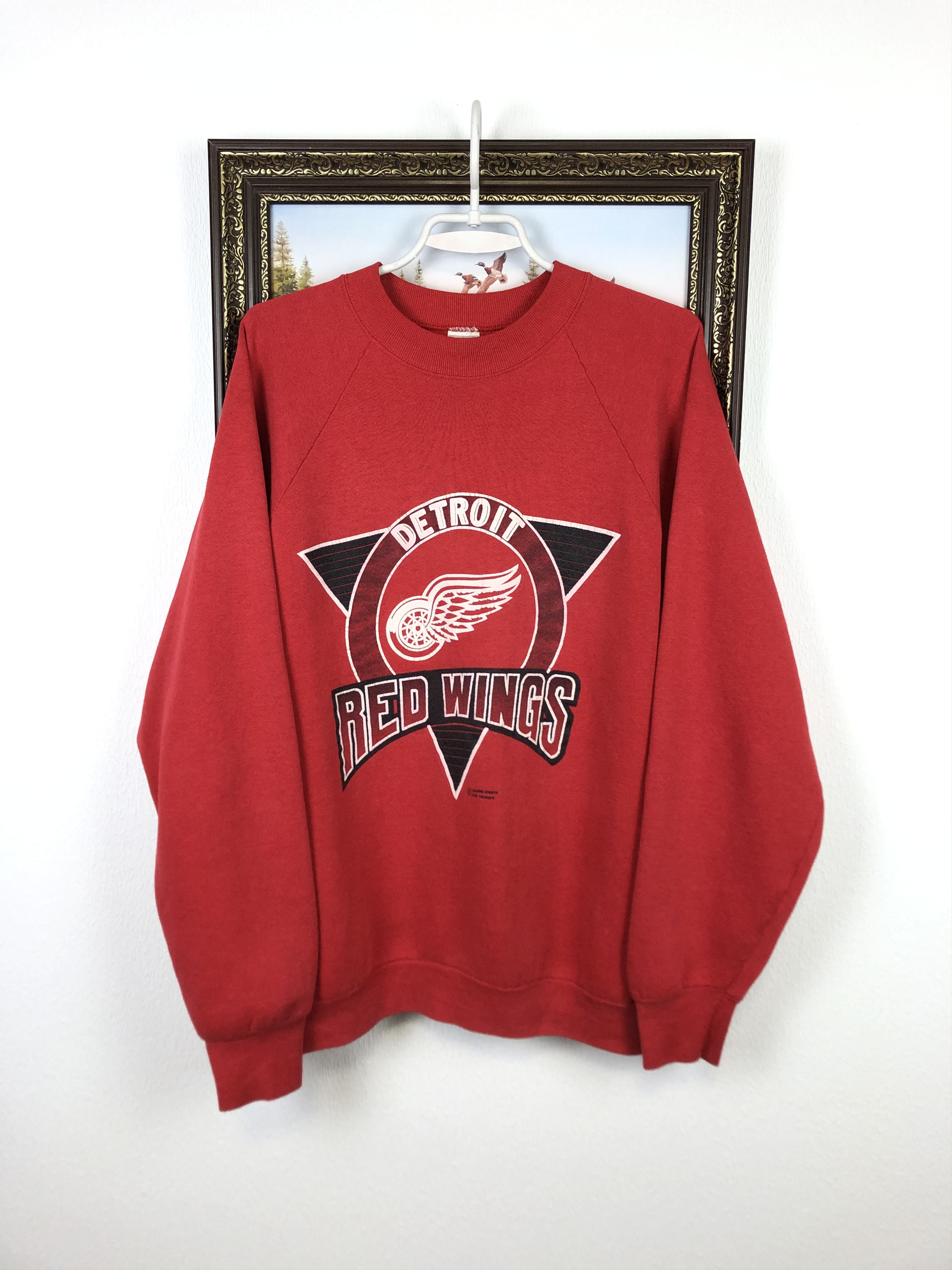 NHL Vintage 90 Detroit Red Wings Crewneck Sweatshirt NHL Hockey Size US XL / EU 56 / 4 - 1 Thumbnail