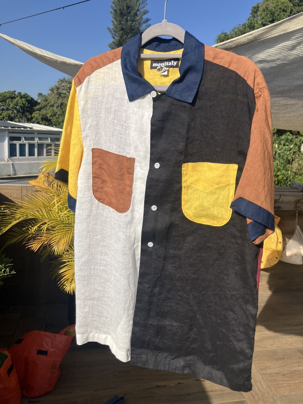 Monitaly Monitaly linen shirt Size US M / EU 48-50 / 2 - 1 Thumbnail