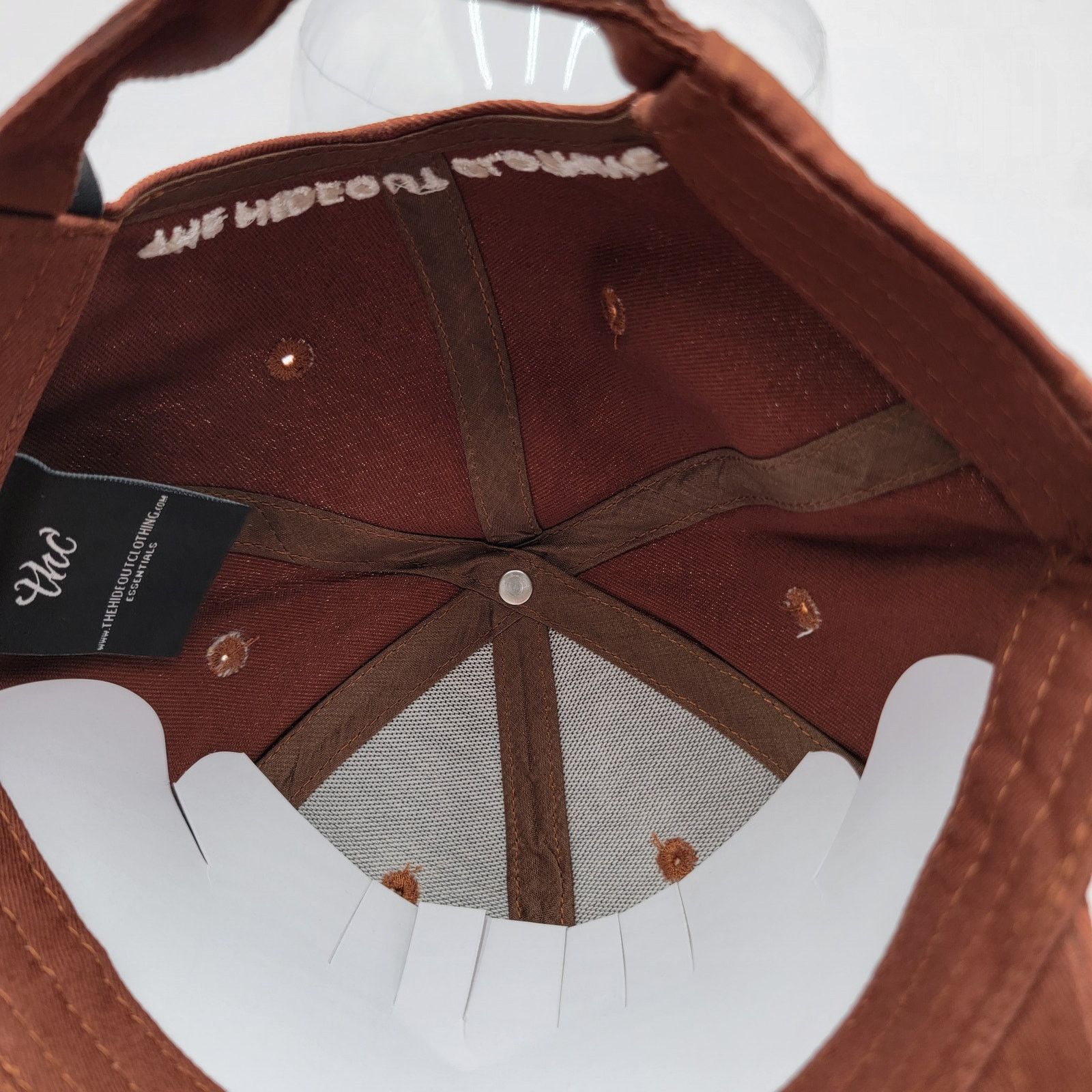 Sideout The Hideout Clothing Company Dripping DadCap Brown Strapback Size ONE SIZE - 6 Thumbnail