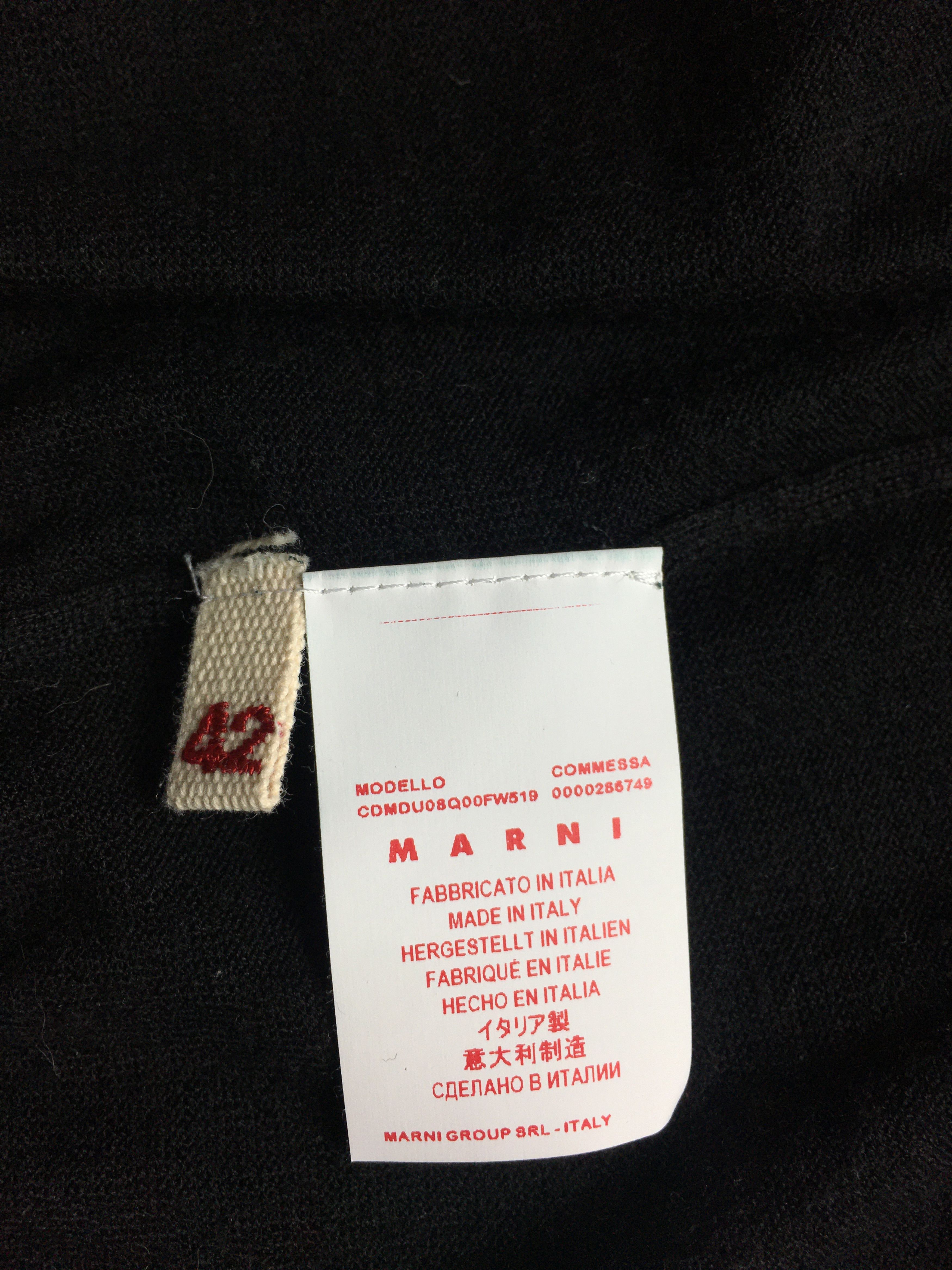 Marni MARNI Virgin Wool Vintage Style Zigzag Cardigan IT 42 Size M / US 6-8 / IT 42-44 - 9 Thumbnail