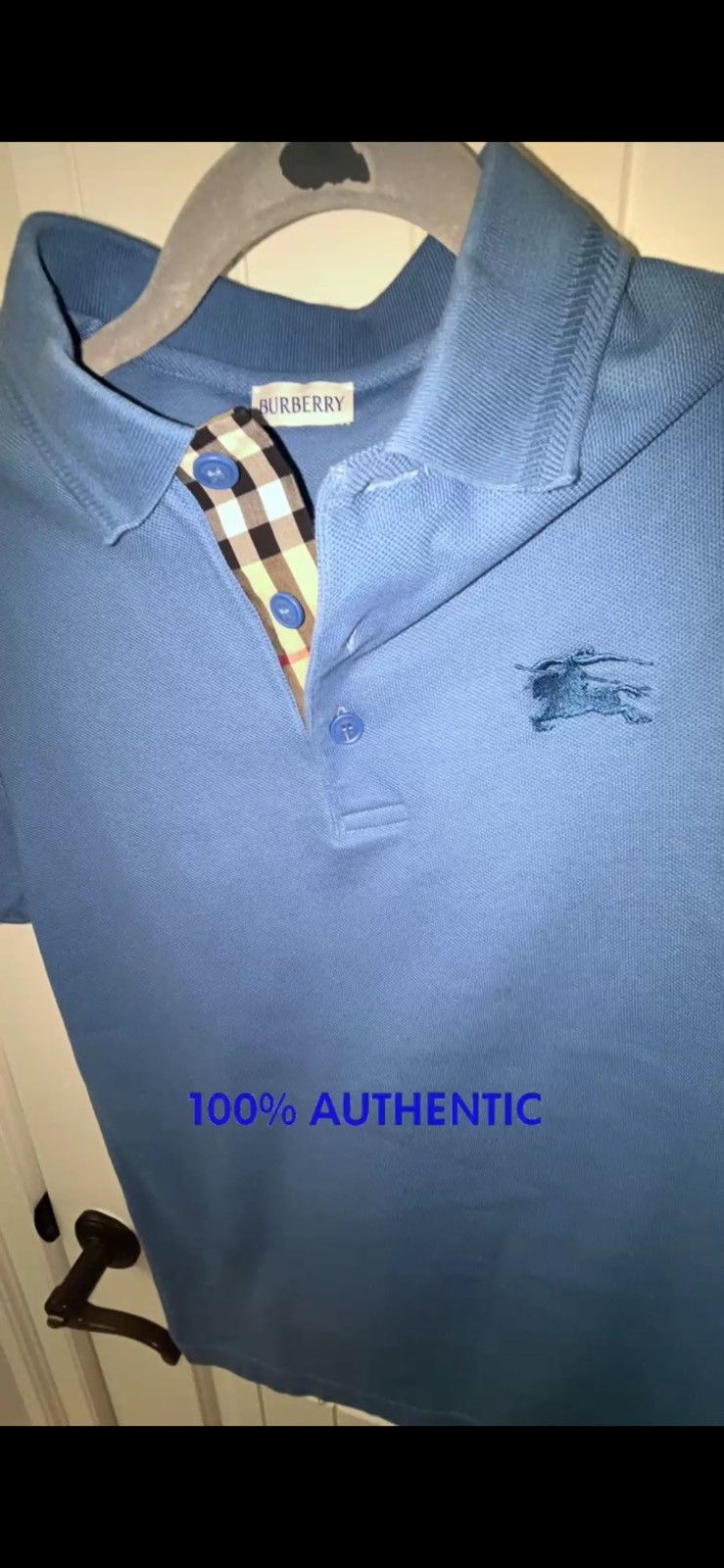 Burberry Burberry Mens Polo Medium; Have receipt Size US M / EU 48-50 / 2 - 2 Thumbnail