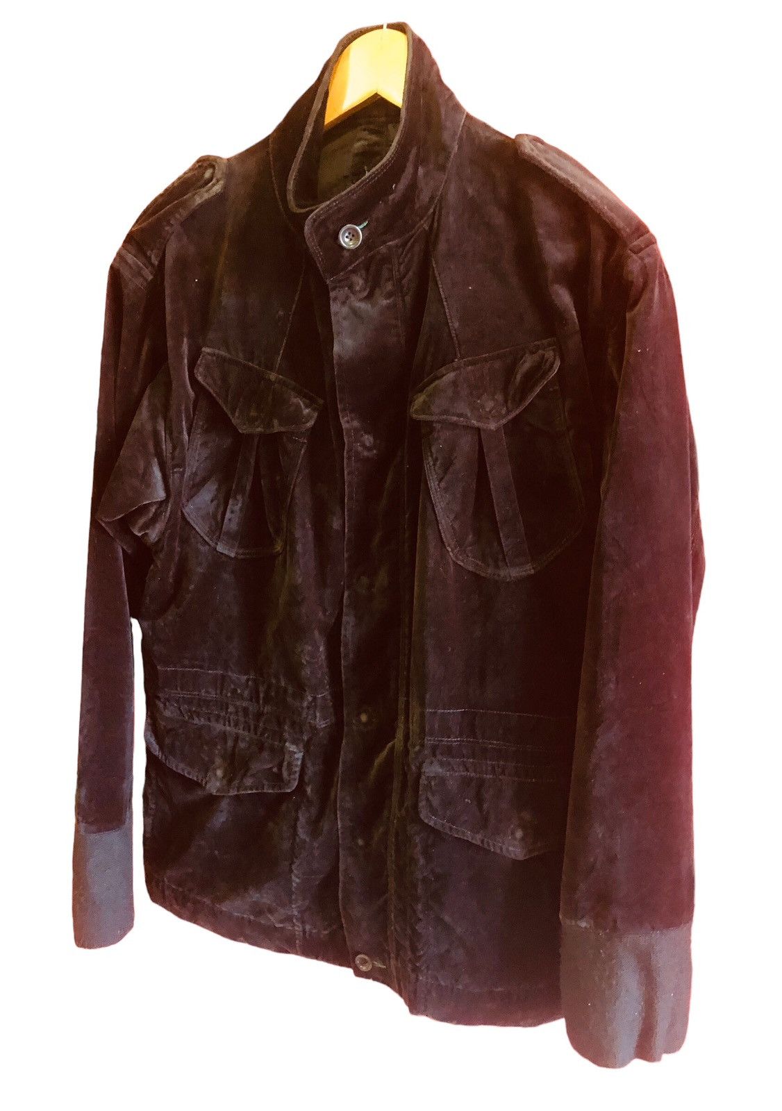 Paul Smith Paul Smith Jeans Black Velvet Zipper Jacket Size US L / EU 52-54 / 3 - 3 Thumbnail