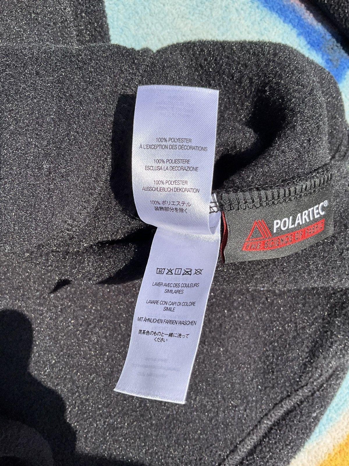 Supreme Supreme Skittles Polartec Fleece Zip Jacket Black Size Large Size US L / EU 52-54 / 3 - 8 Thumbnail