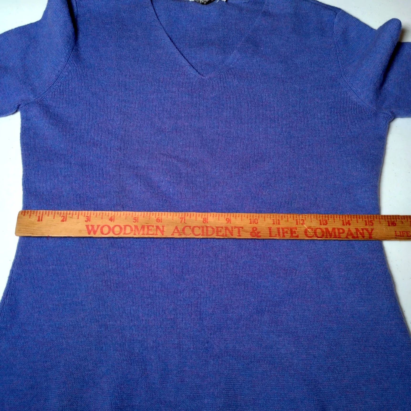 Vintage VINTAGE Casual Corner Sweater Women Large Italian Merino Wool Knit V-Neck Pullover Winter Fall Spring Size L / US 10 / IT 46 - 4 Thumbnail