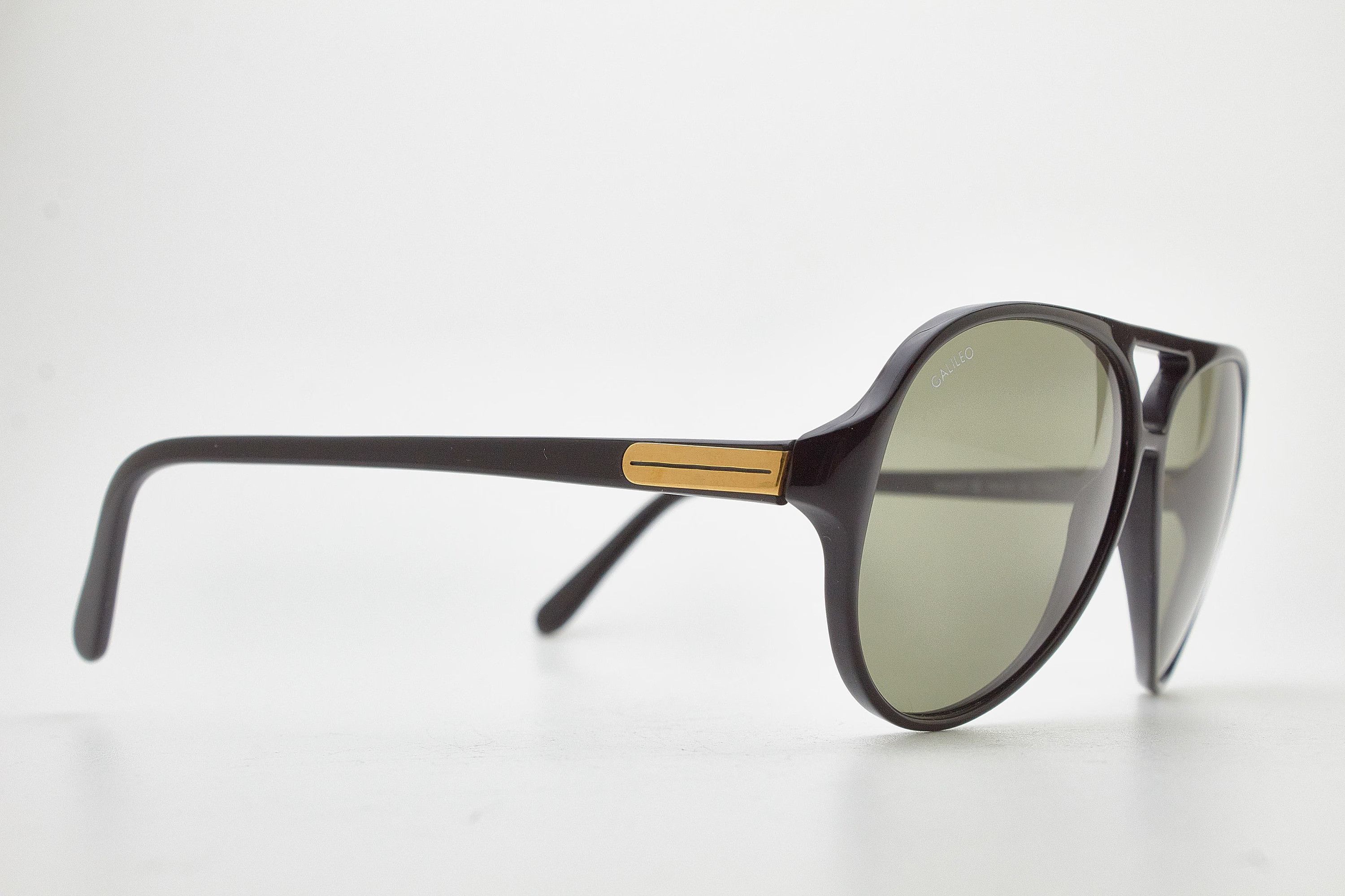 Other GALILEO vintage 80s black oversized classic aviator specs Size ONE SIZE - 6 Thumbnail