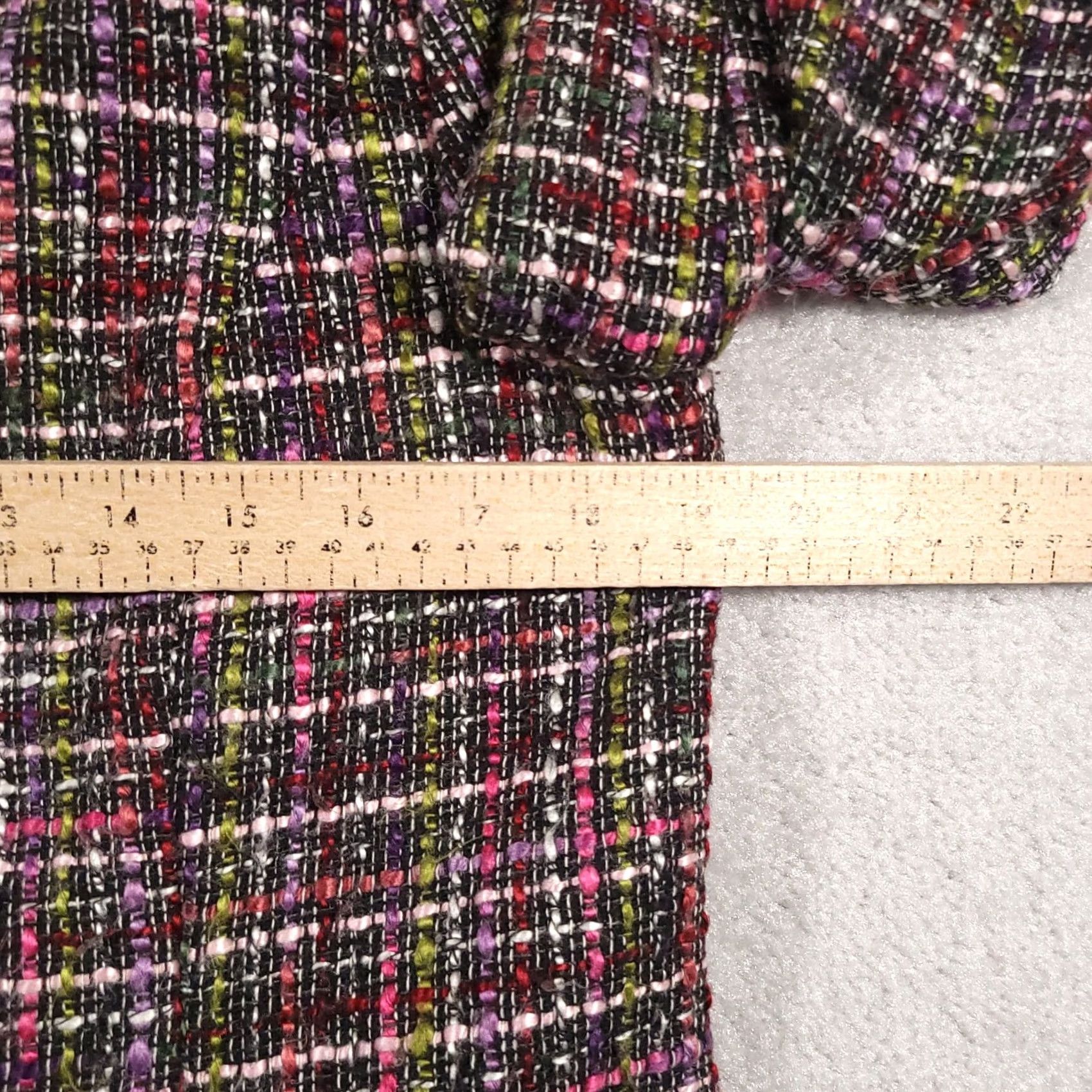 Vintage Christopher Banks Tweed Blazer Jacket Women's Med Collar Lined Pockets Full Zip Jacket Size M / US 6-8 / IT 42-44 - 7 Thumbnail