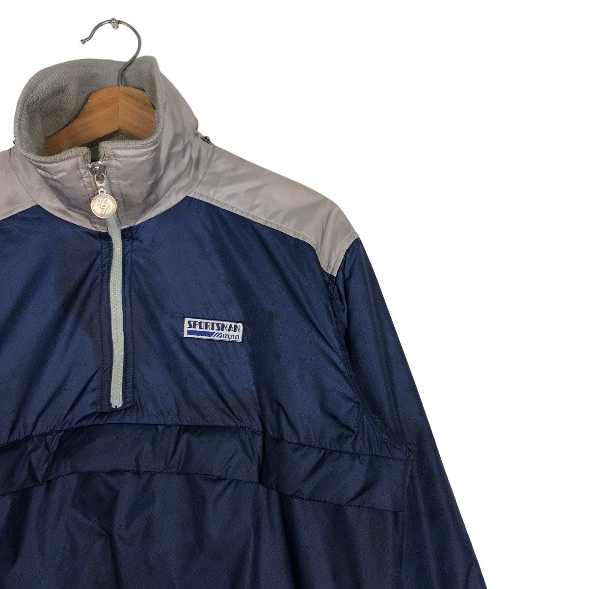Japanese Brand 🔥Vtg Bomber Jacket Nylon Sportsman Mizuno Rare Design Size US M / EU 48-50 / 2 - 6 Thumbnail
