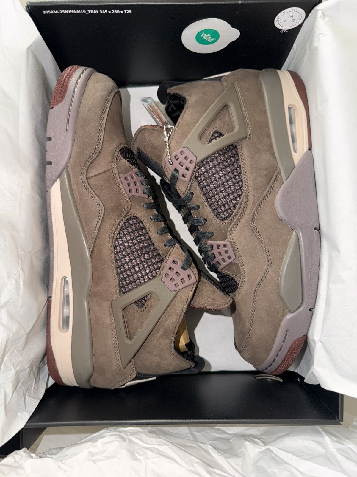 Jordan Brand A Ma Maniére x Air Jordan 4 Retro – Dark Mocha (Size 11) Size US 11 / EU 44 - 2 Thumbnail