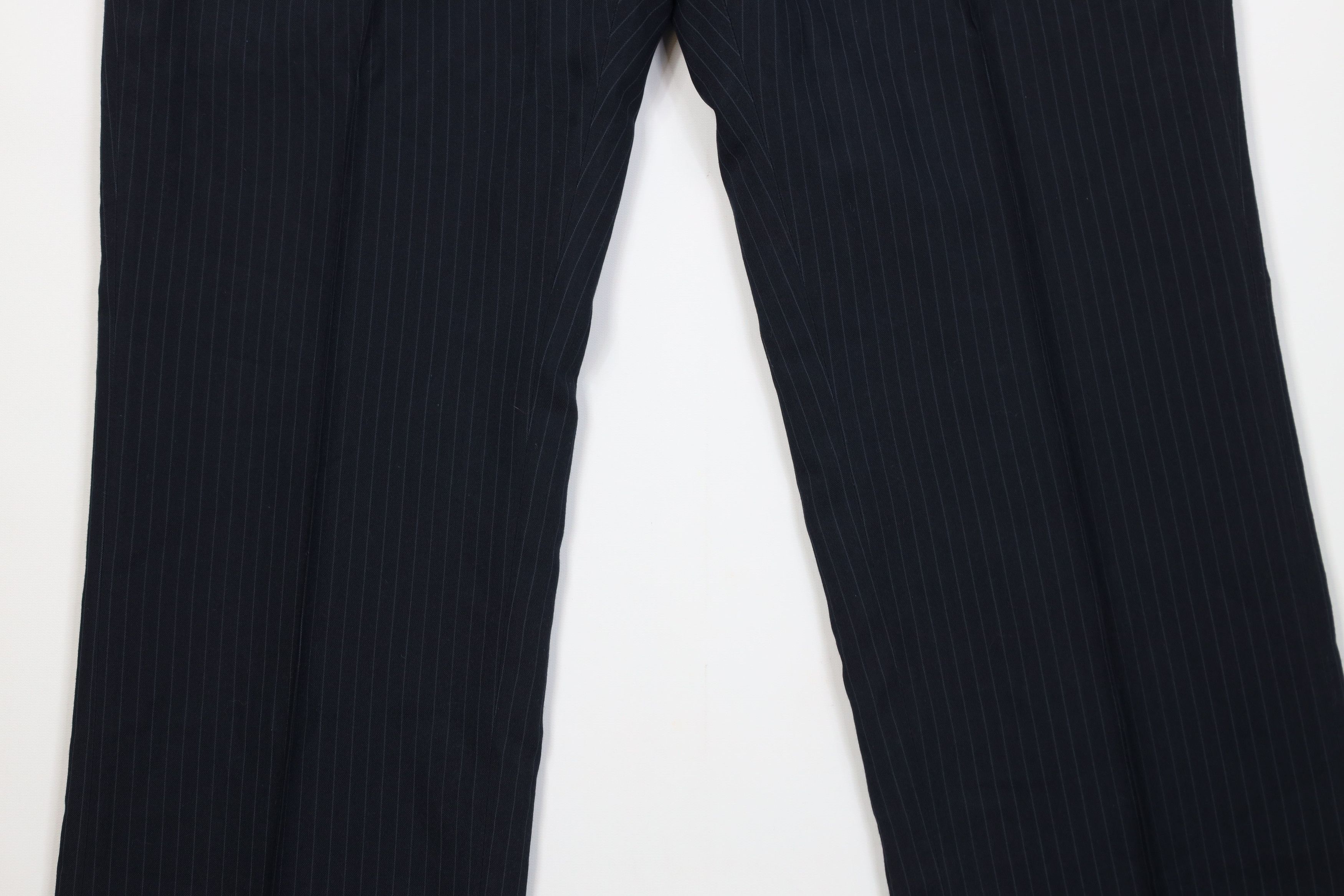 Vintage Vintage 70s Streetwear Knit Wide Leg Chino Pants Blue USA Size US 42 / EU 58 - 3 Thumbnail