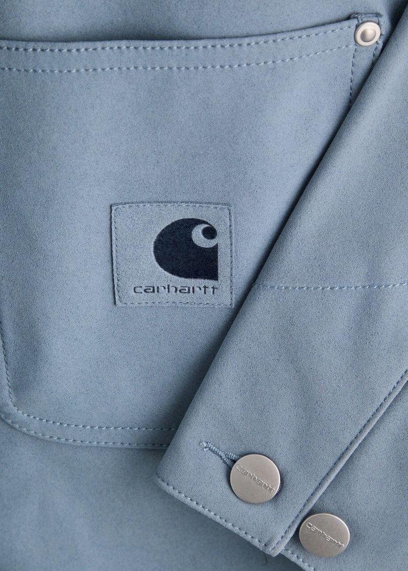 Carhartt Wip Carhartt WIP Suede Michigan Coat Blue Dove Grey Size Small Size US S / EU 44-46 / 1 - 16 Thumbnail