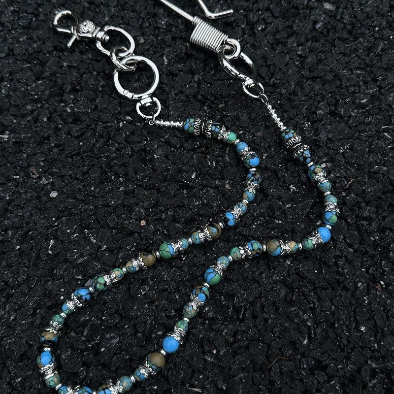 Japanese Brand × Vintage Punk Bead Shoushan Stone Shine Keychain Size ONE SIZE - 2 Thumbnail