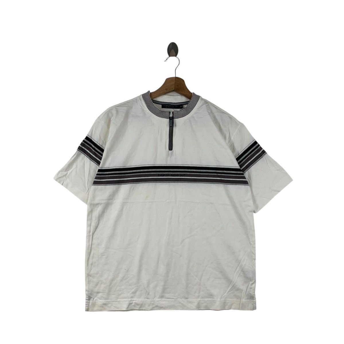 Vintage Vintage HIROMICHI NAKANO GOLF Collection Half Zipper Tee Size M / US 6-8 / IT 42-44 - 1 Thumbnail