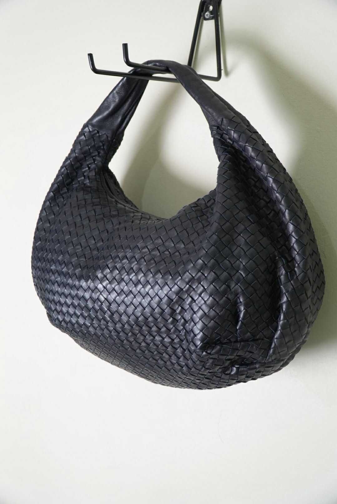 Bottega Veneta Bottega Veneta Belly Hobo Bag Intrecciato Black Leather Size ONE SIZE - 3 Thumbnail