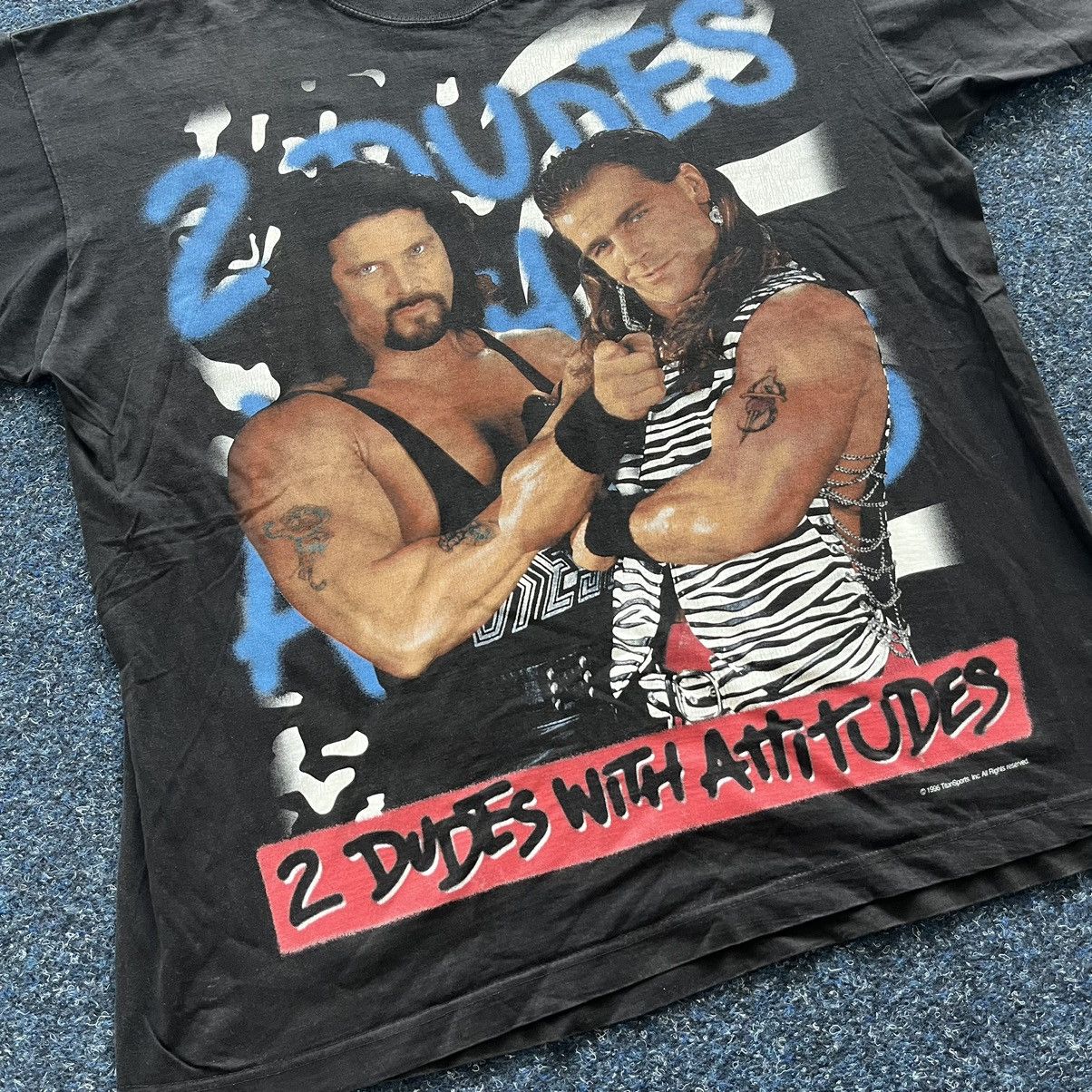 Streetwear × Vintage × WWF Vintage WWF 1996 2 Dudes Shawn