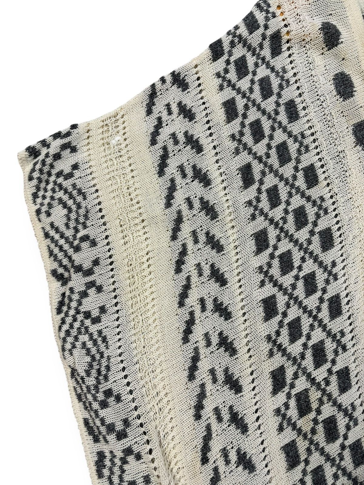 Japanese Brand Stunning Lure Knitted Poncho Cardigan 3/4 Sleeve with Fringe Size ONE SIZE - 7 Thumbnail