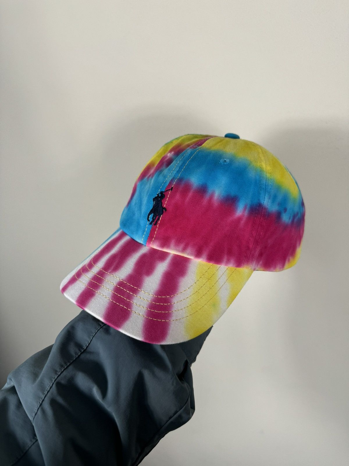 Polo Ralph Lauren × Ralph Lauren Polo Ralph Lauren Colorful Tie Dye Cap Size ONE SIZE - 1 Thumbnail