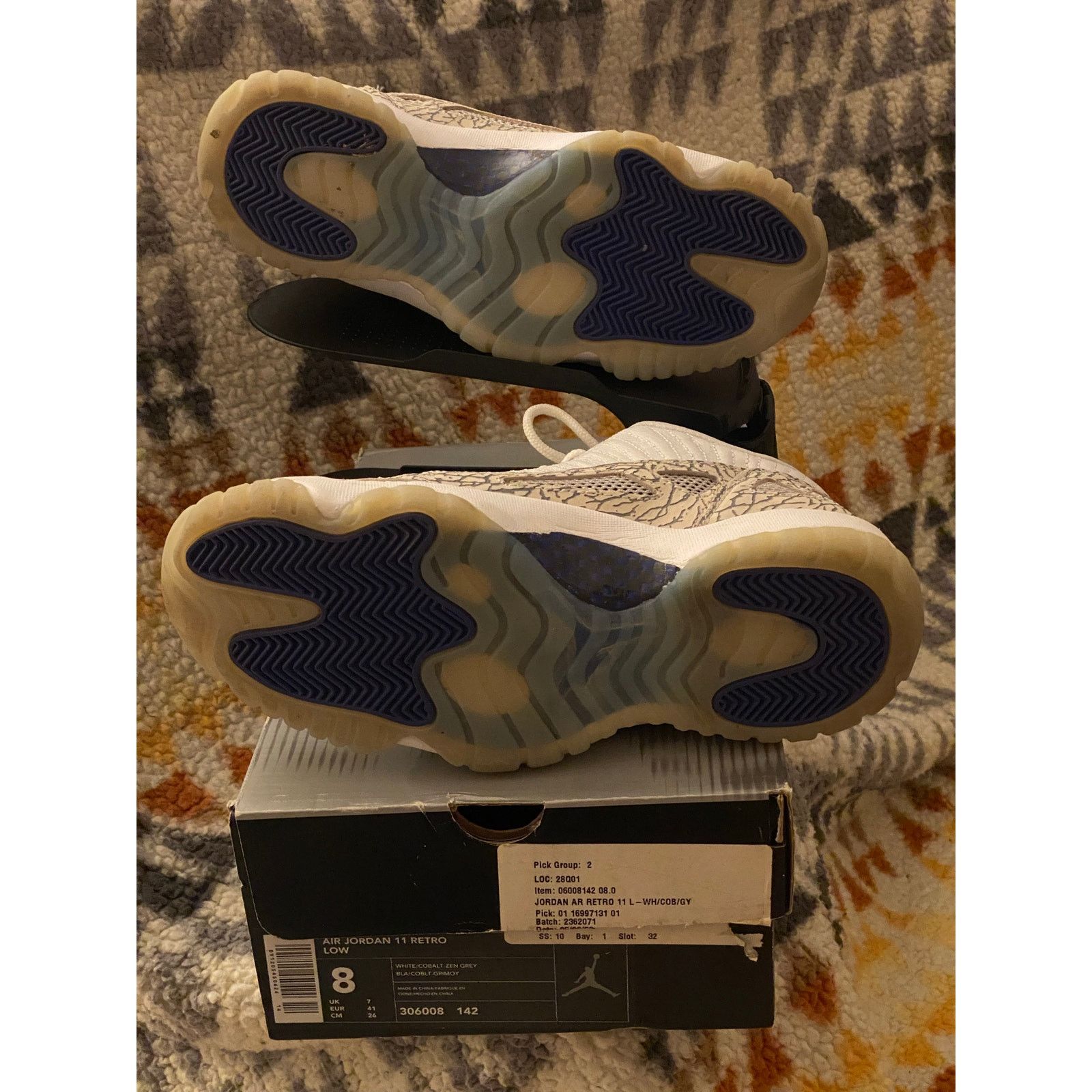 Jordan Brand Air Jordan 11 Retro Low IE 'Cobalt' 2003 Size US 8 / EU 41 - 5 Thumbnail