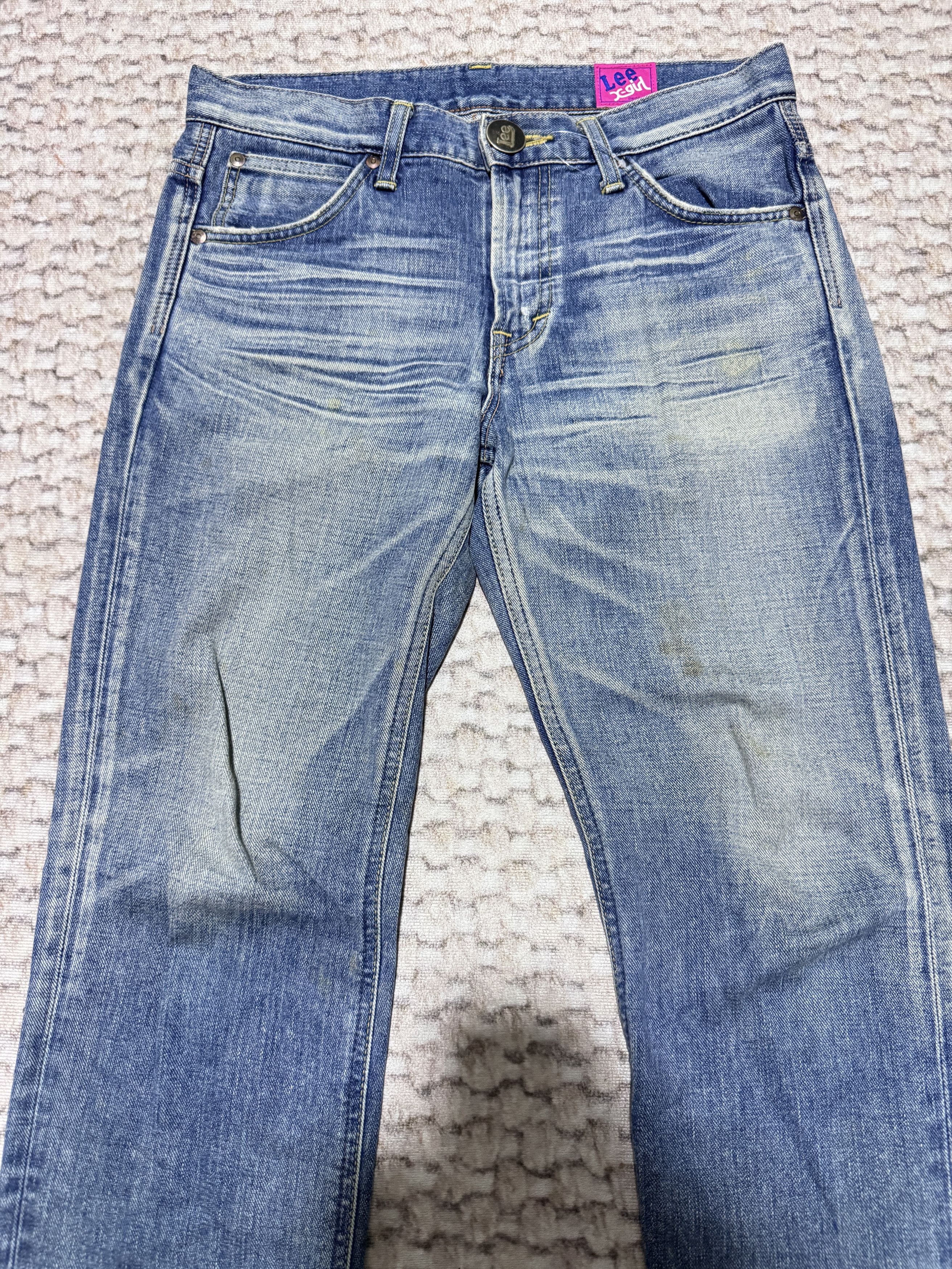 Lee X-girl Lee Riders Denim Jeans Size 31" - 3 Thumbnail