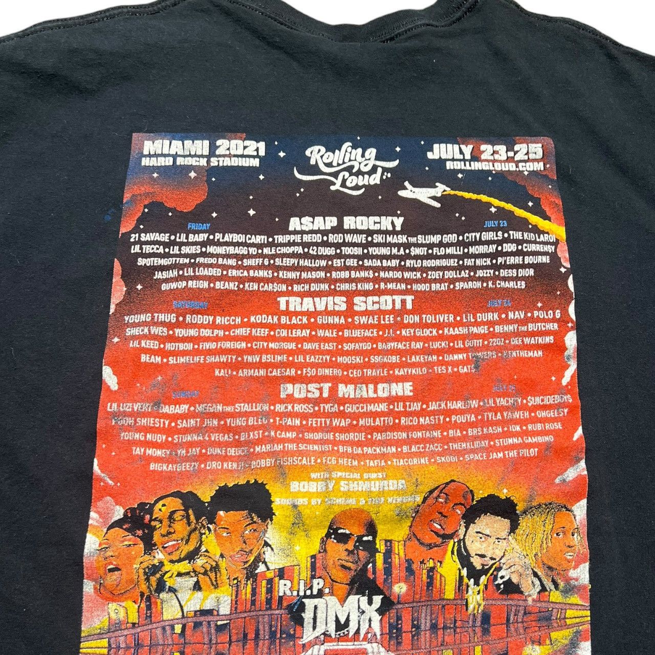 Rolling Loud Rolling Loud Miami Florida 2021 Rap Tee Size US M / EU 48-50 / 2 - 5 Thumbnail