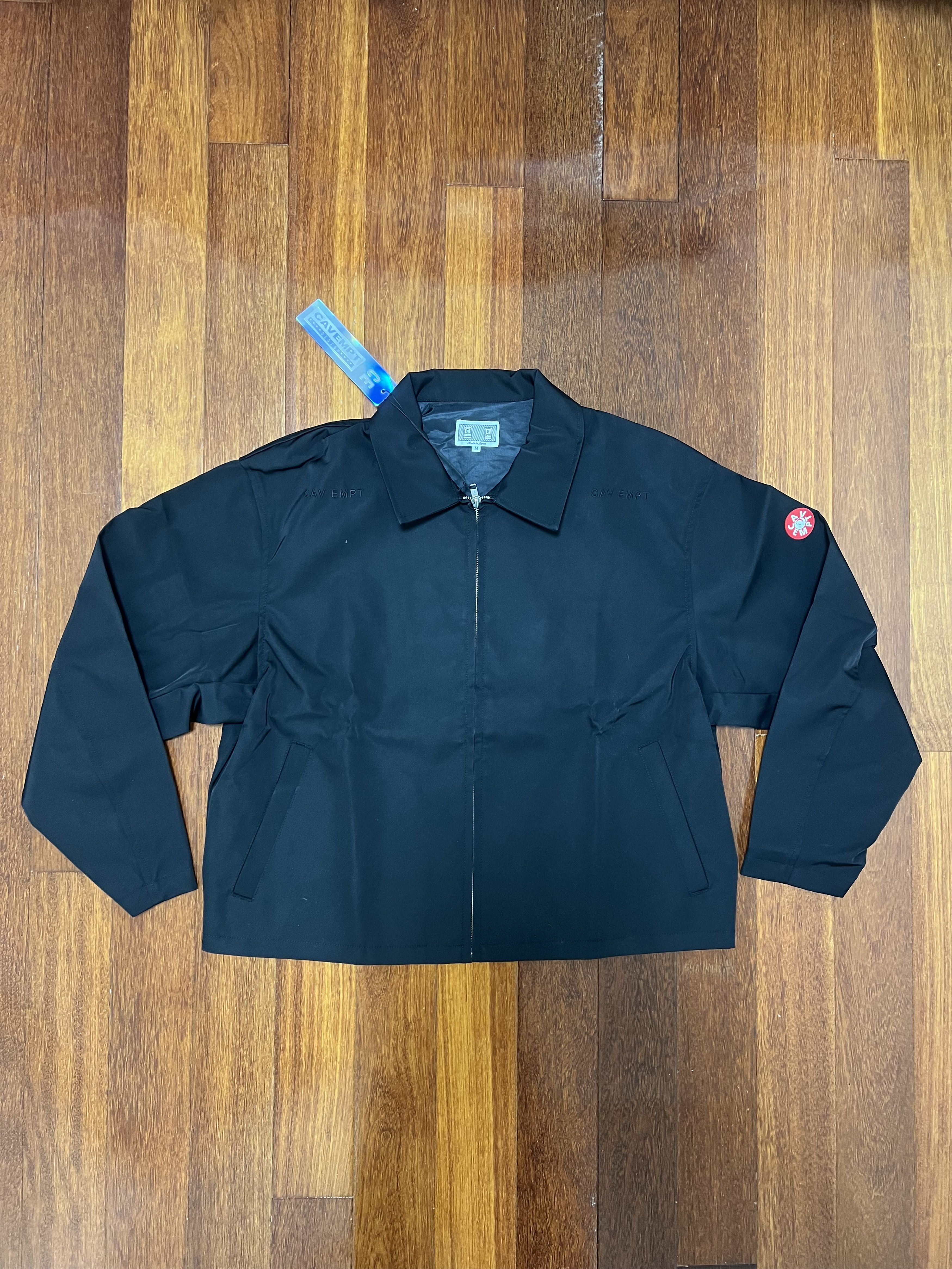 Cav Empt 💚 SS20 Cav Empt Ref Stamped Zip Jacket Black Medium NEW Size US M / EU 48-50 / 2 - 6 Thumbnail