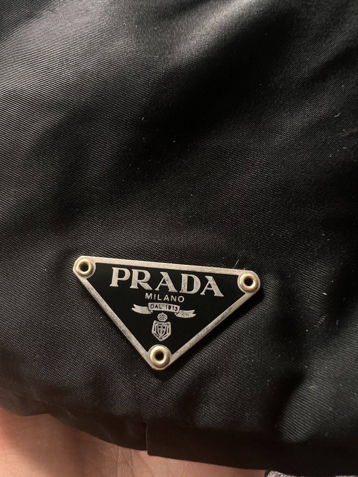 Prada 90s Prada Nylon Waist Shoulder Bag Rare Designer Vintage Hyp Size ONE SIZE - 3 Thumbnail