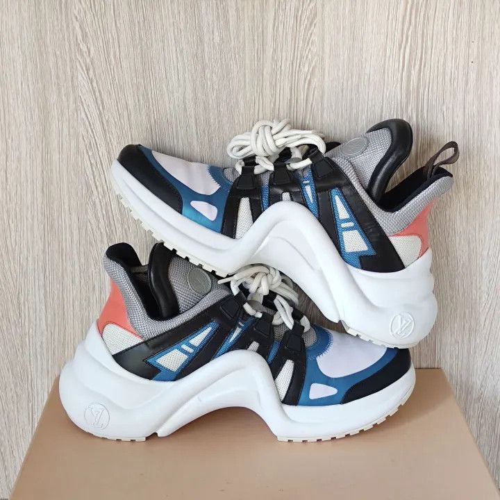 Louis Vuitton Louis Vuitton Leather Sports Casual Sneakers -2508 Size US 7.5 / EU 40-41 - 7 Thumbnail