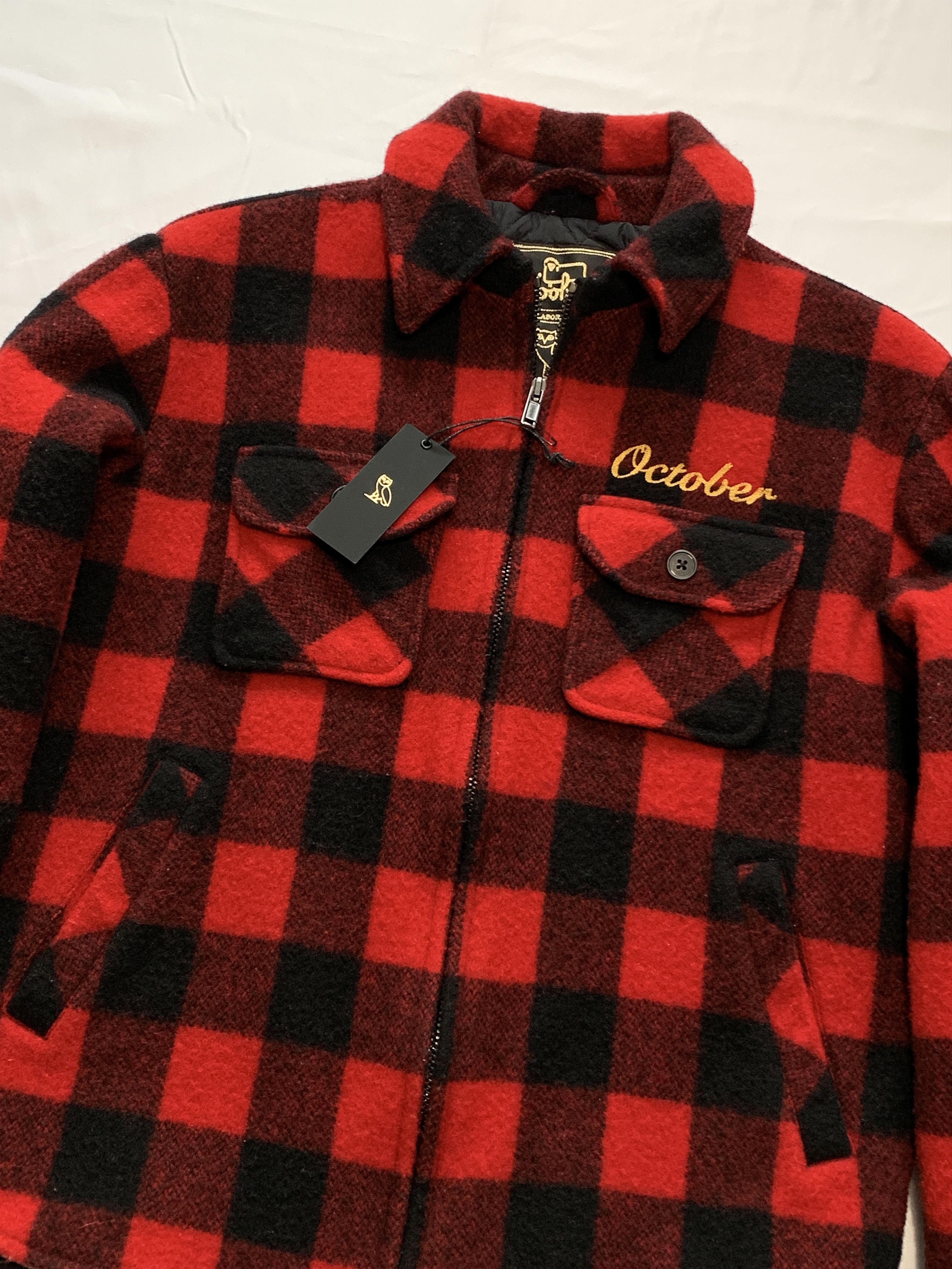 Drake *RARE* OVO x Woolrich Heavy Coat Red Size US S / EU 44-46 / 1 - 3 Thumbnail