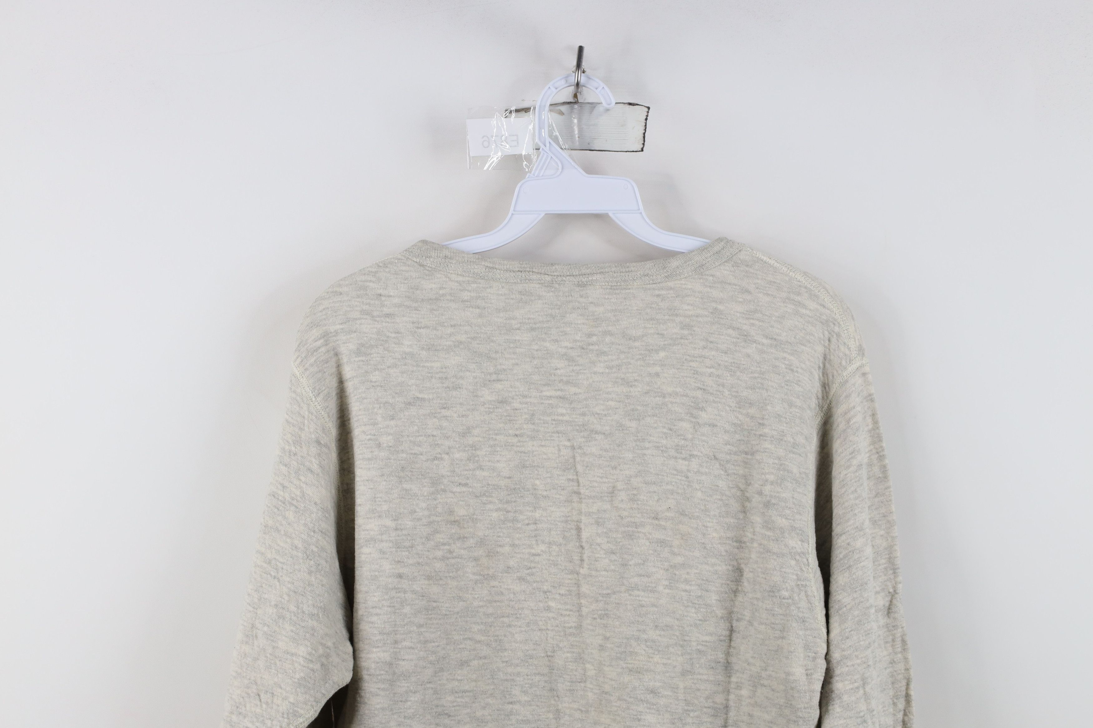Vintage Vintage 90s Streetwear Wool Blend Thermal Knit T-Shirt USA Size US L / EU 52-54 / 3 - 12 Thumbnail