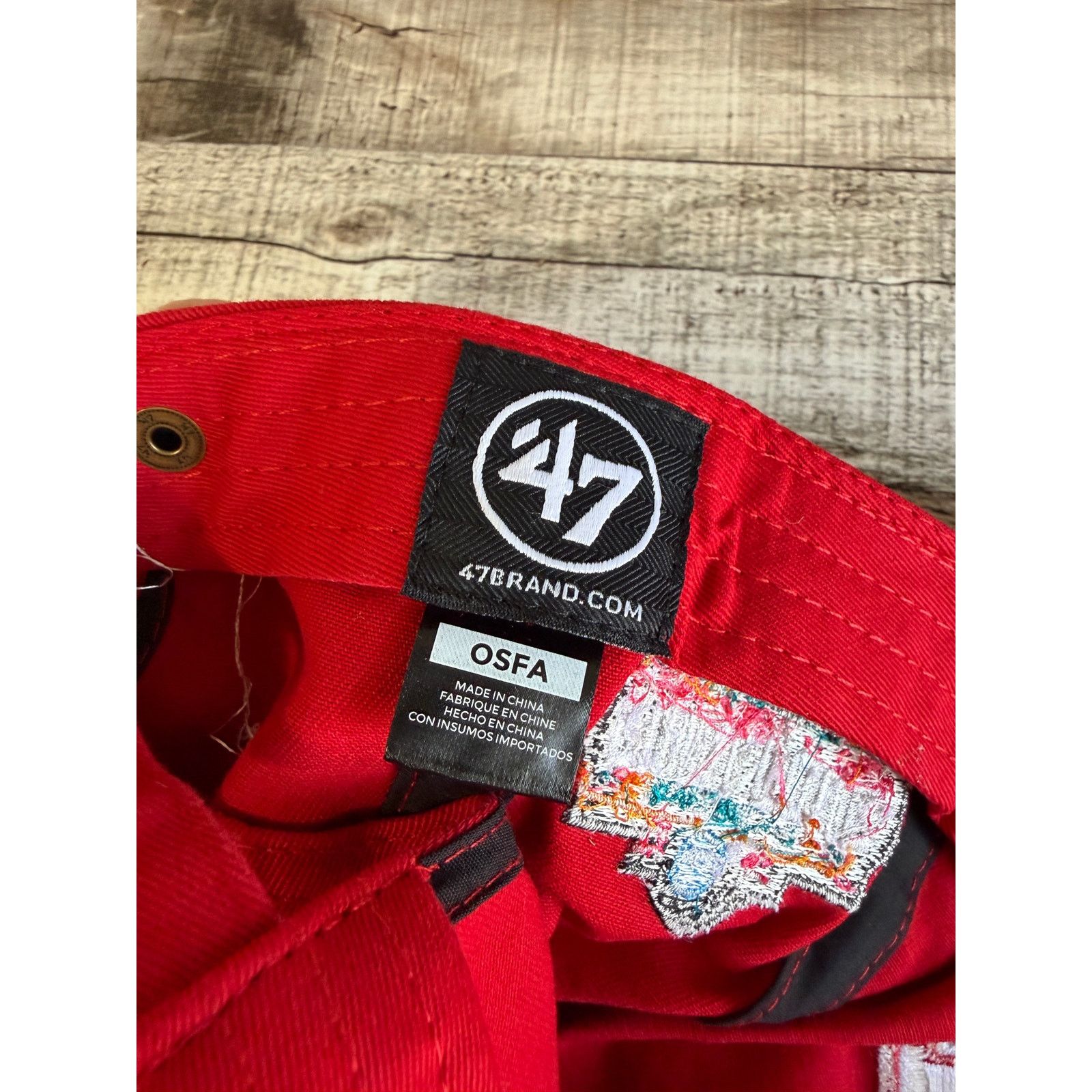 47 Brand NWT Houston Cougars Strapback Adjustable Hat Size ONE SIZE - 9 Thumbnail