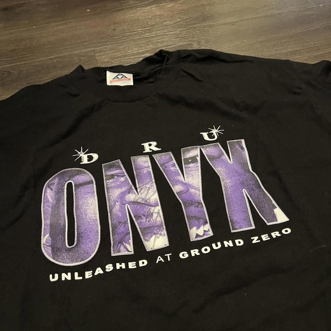 Designer Vintage Dru Onyx Unleashed at Ground Zero T Shirt Size US L / EU 52-54 / 3 - 1 Thumbnail