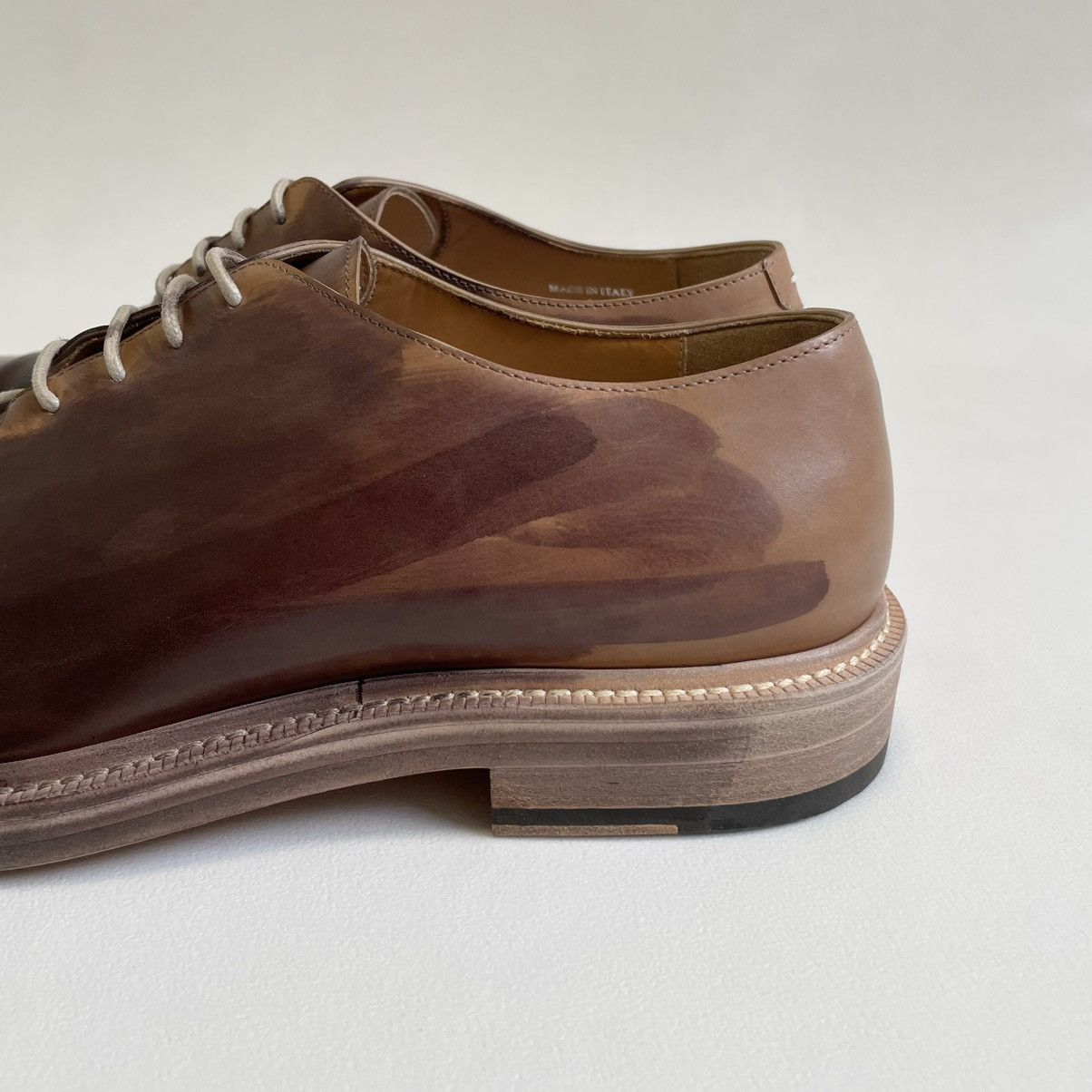 Maison Margiela A/W 17 ‘Hand Painted Patina’ Derby Shoes Size US 10 / EU 43 - 15 Thumbnail