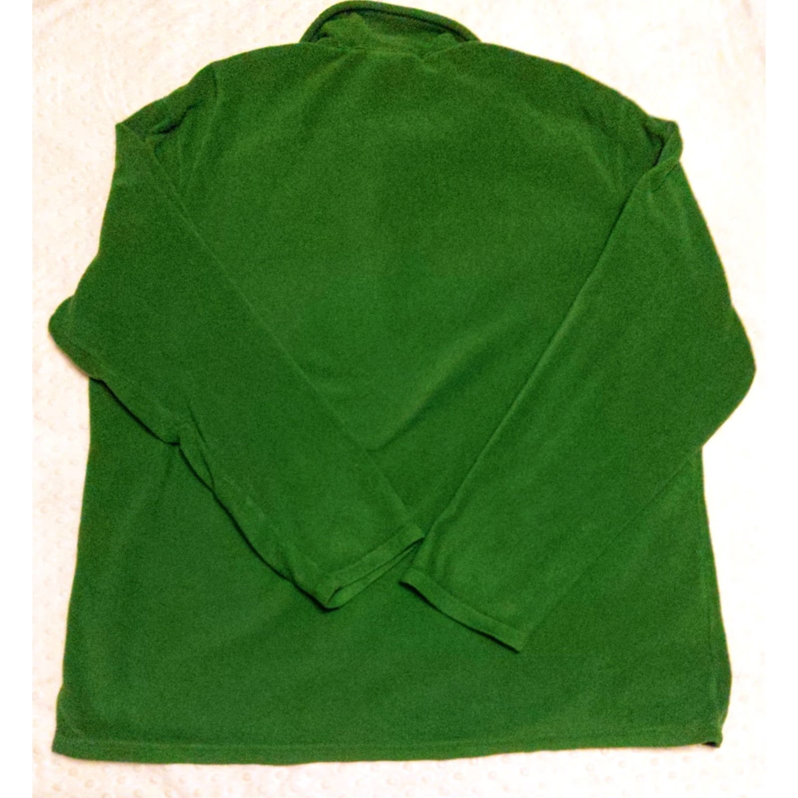 The North Face The North Face Sweater Mens Regular Green Fleece 1/4 Zip Long Sleeve Winter Fall Spring Pullover Logo Embroidered 90s Outdoor Casual Workwear Mens Size US L / EU 52-54 / 3 - 7 Thumbnail